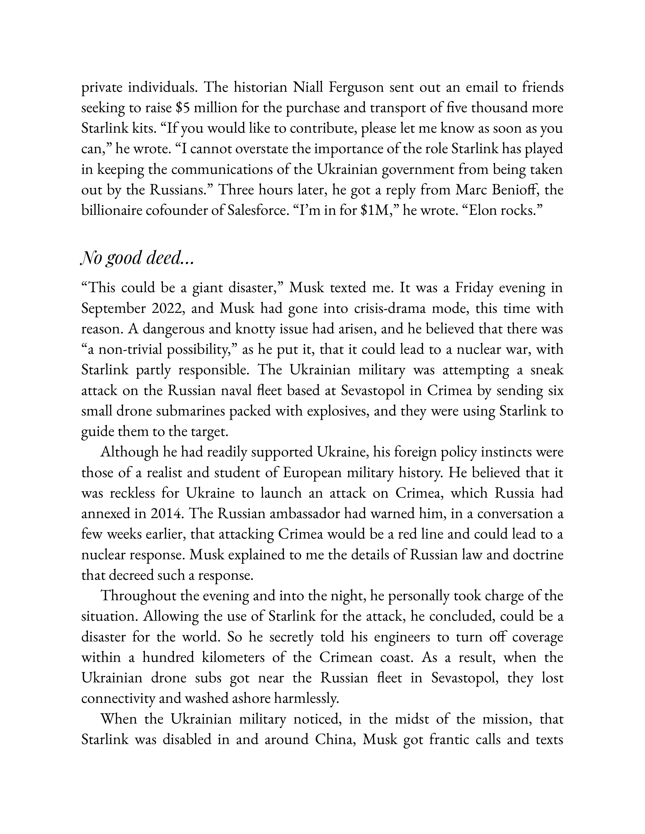 Simon & Schuster Elon Musk Biography by Walter Isaacson — page 513