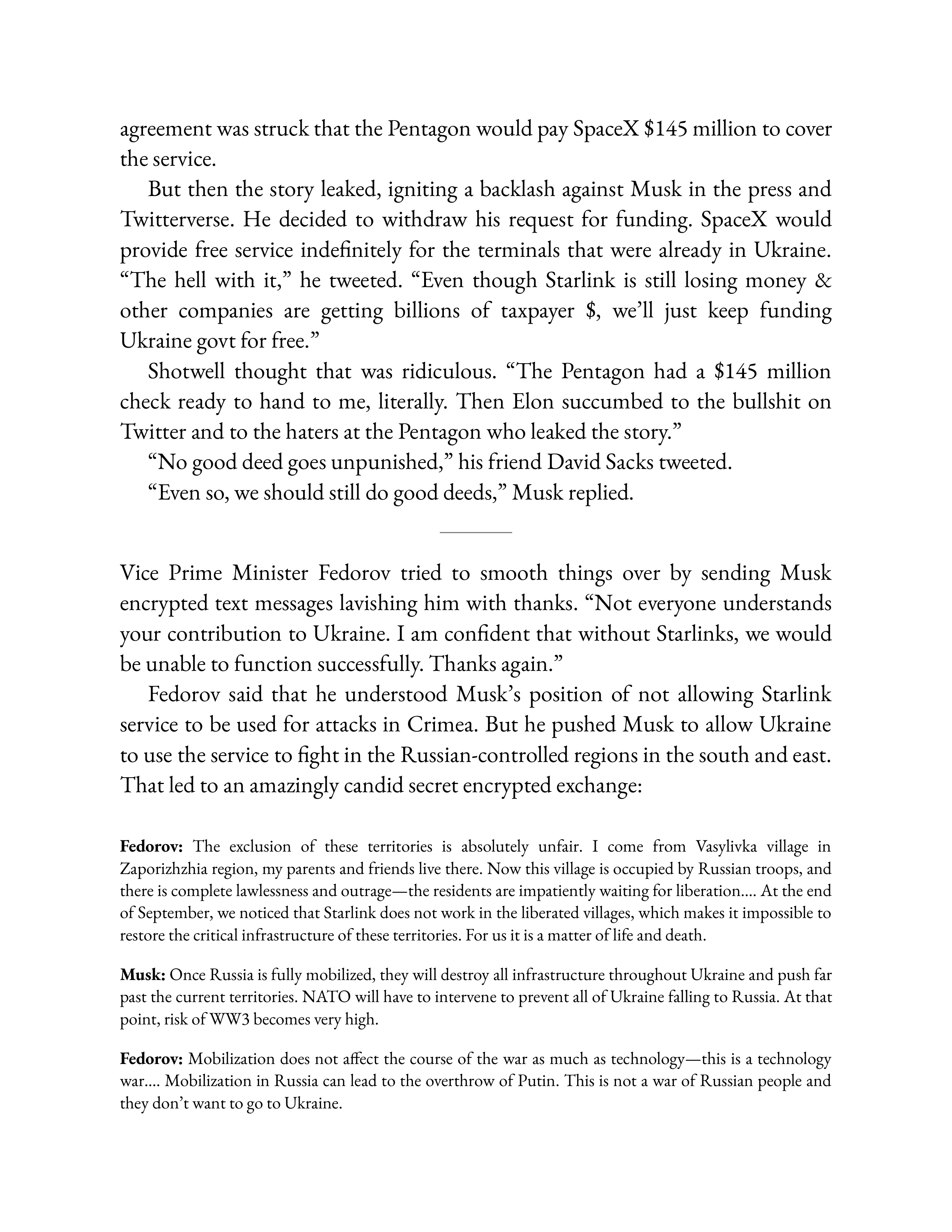 Simon & Schuster Elon Musk Biography by Walter Isaacson — page 516