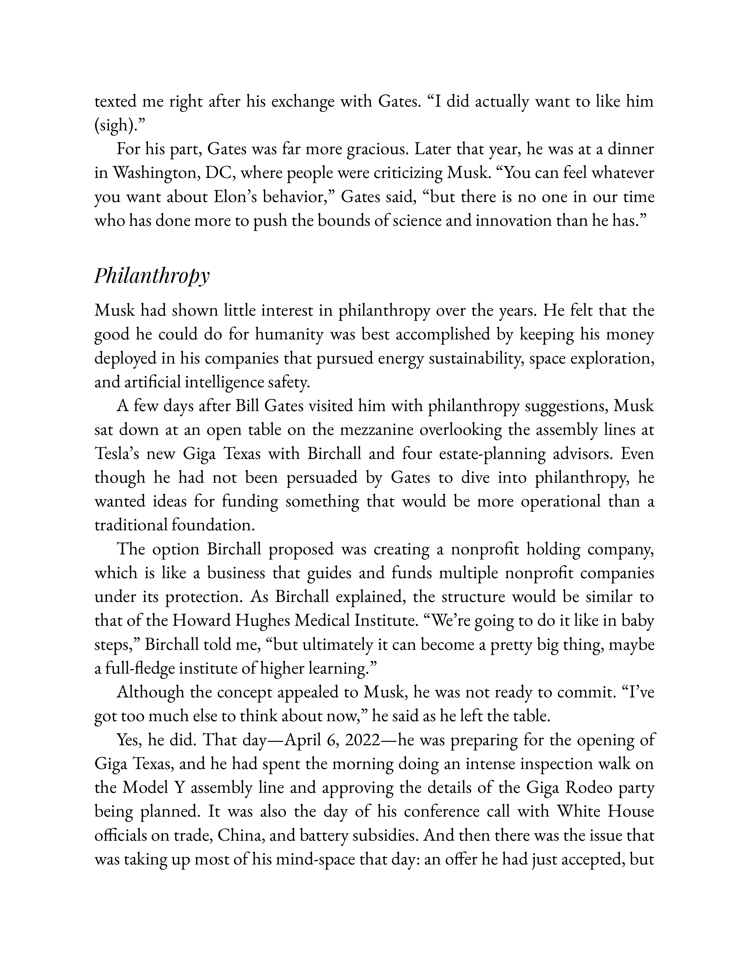 Simon & Schuster Elon Musk Biography by Walter Isaacson — page 522
