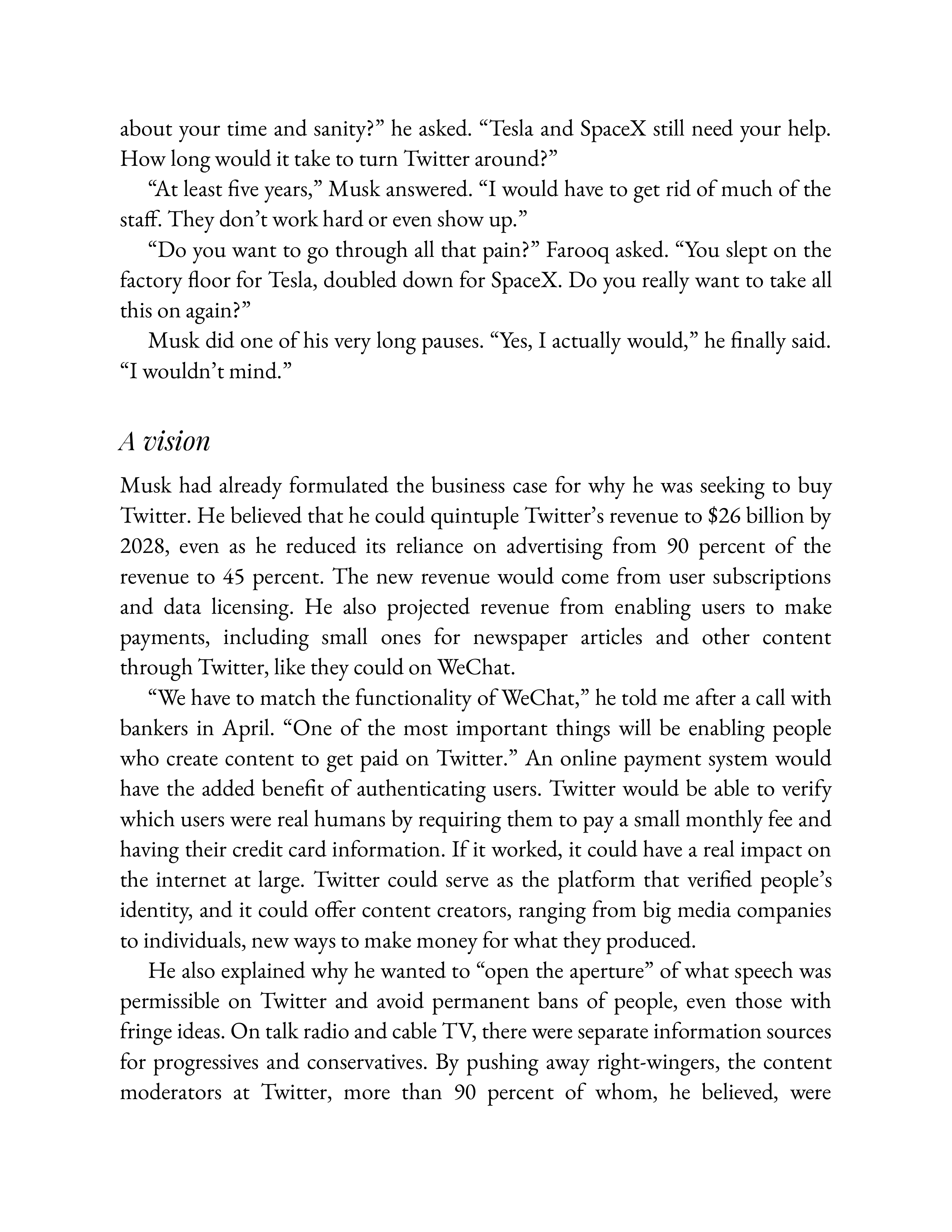 Simon & Schuster Elon Musk Biography by Walter Isaacson — page 544