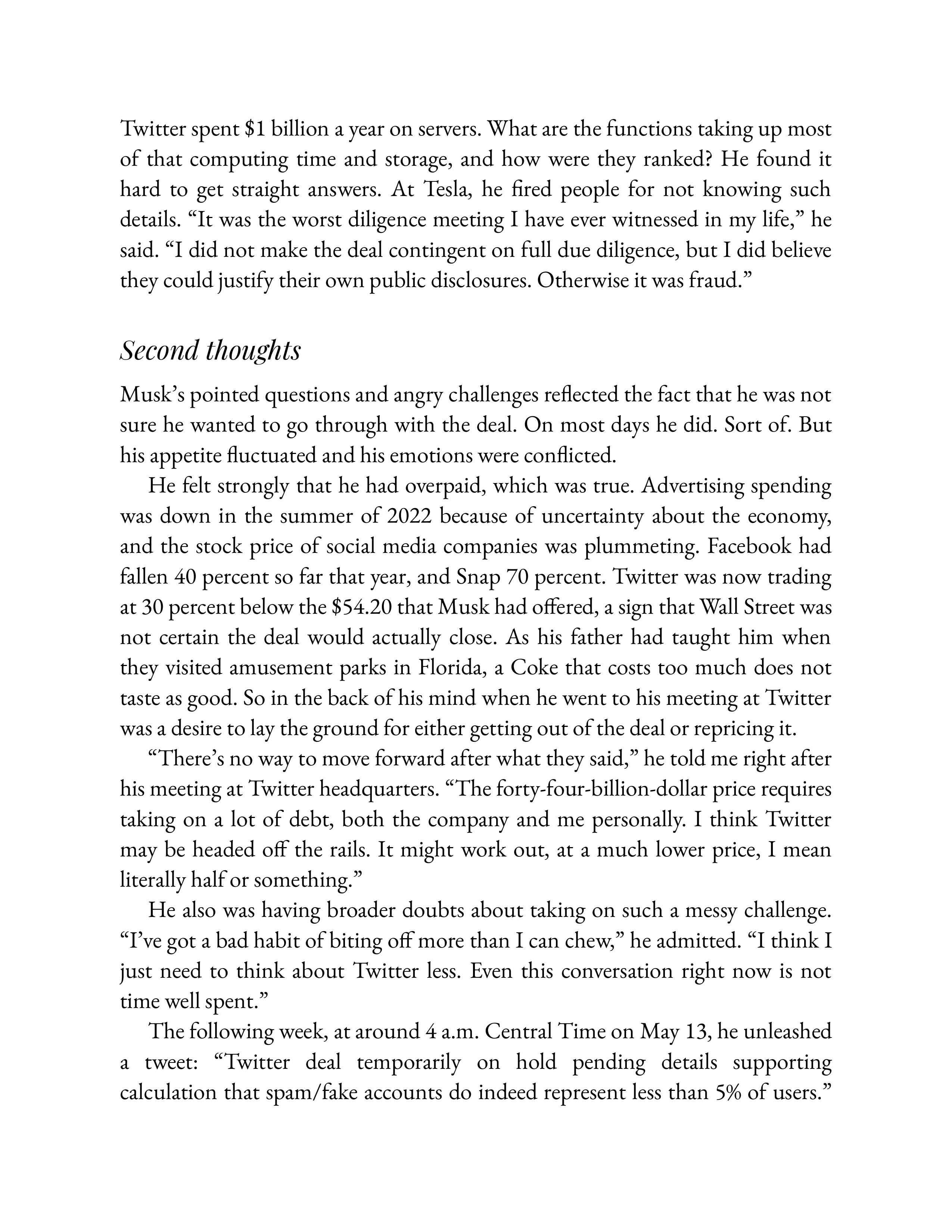 Simon & Schuster Elon Musk Biography by Walter Isaacson — page 551