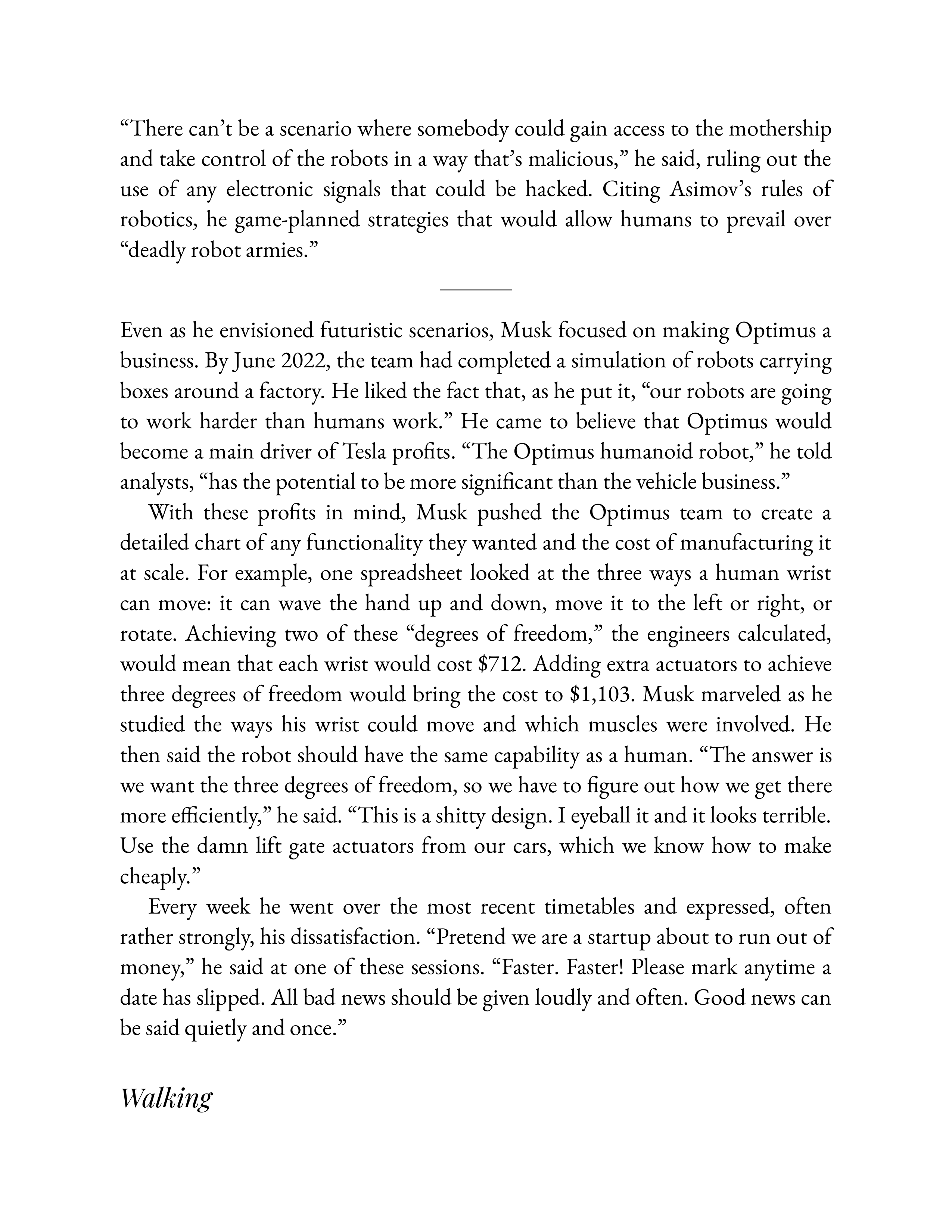 Simon & Schuster Elon Musk Biography by Walter Isaacson — page 579