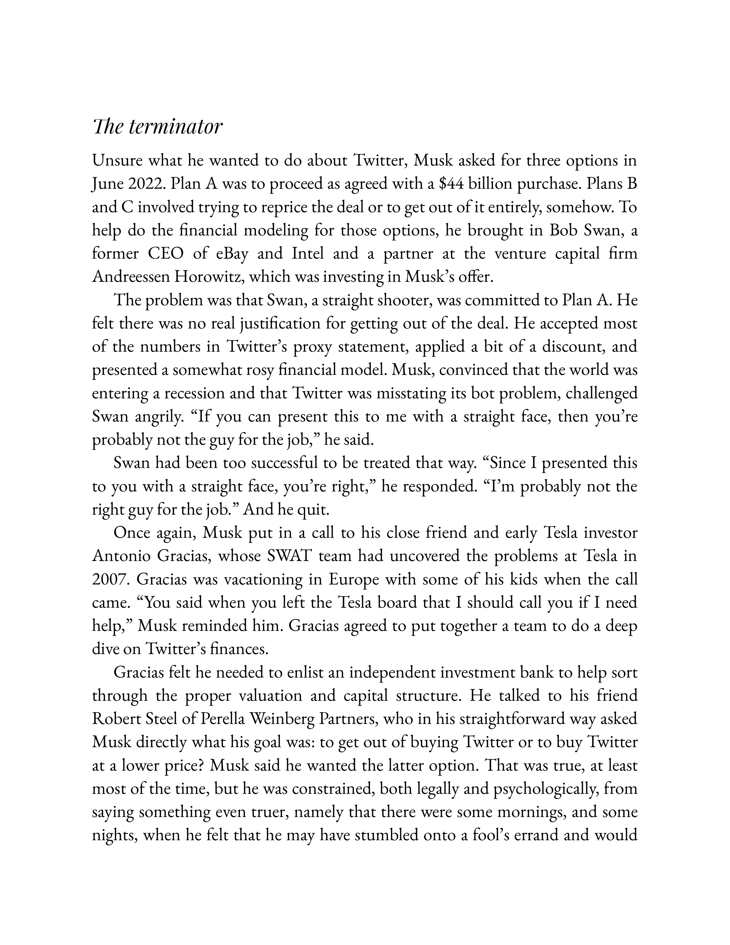 Simon & Schuster Elon Musk Biography by Walter Isaacson — page 584