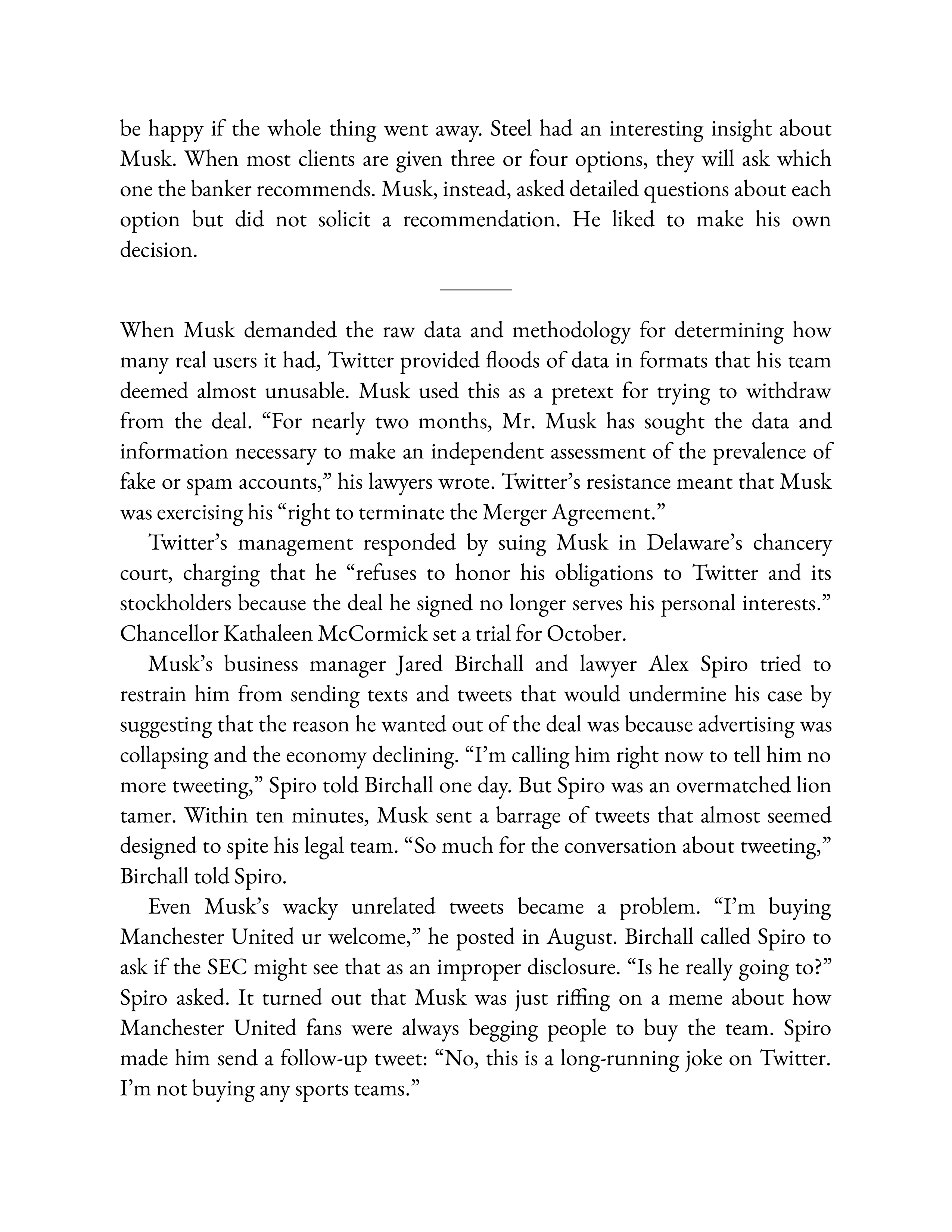 Simon & Schuster Elon Musk Biography by Walter Isaacson — page 585