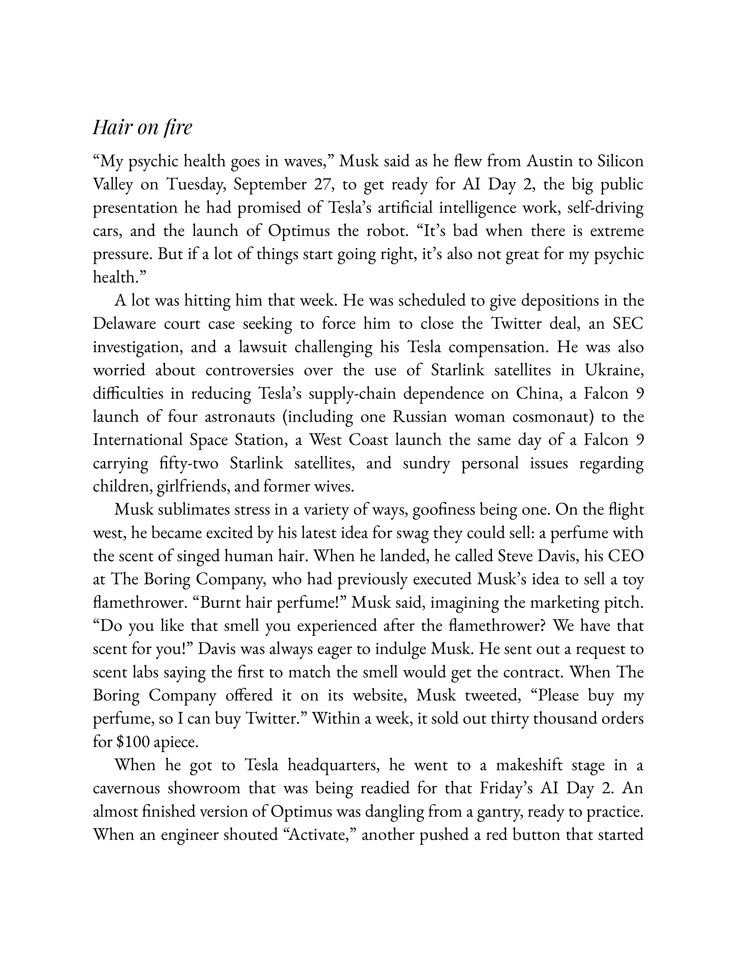 Simon & Schuster Elon Musk Biography by Walter Isaacson — page 591