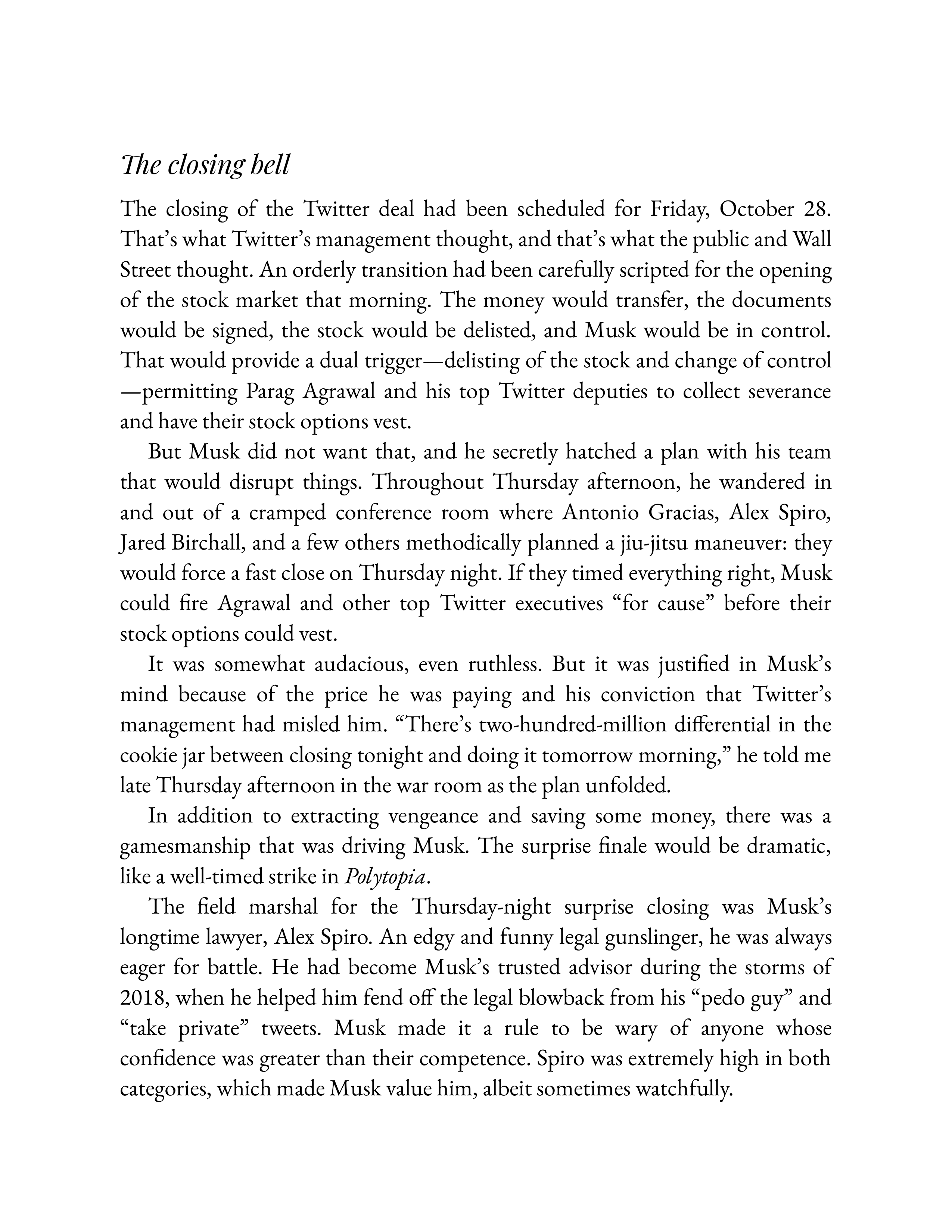 Simon & Schuster Elon Musk Biography by Walter Isaacson — page 613