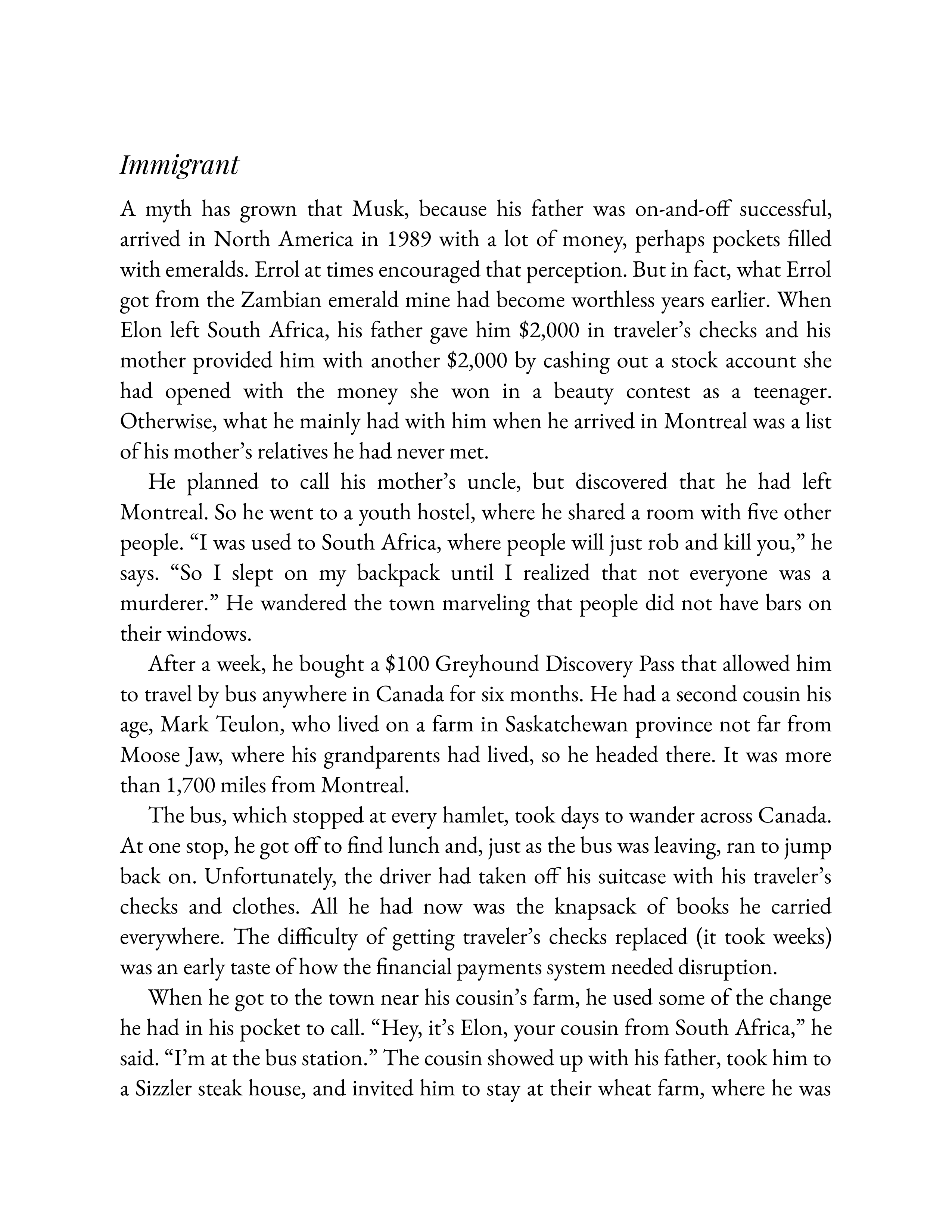 Simon & Schuster Elon Musk Biography by Walter Isaacson — page 62