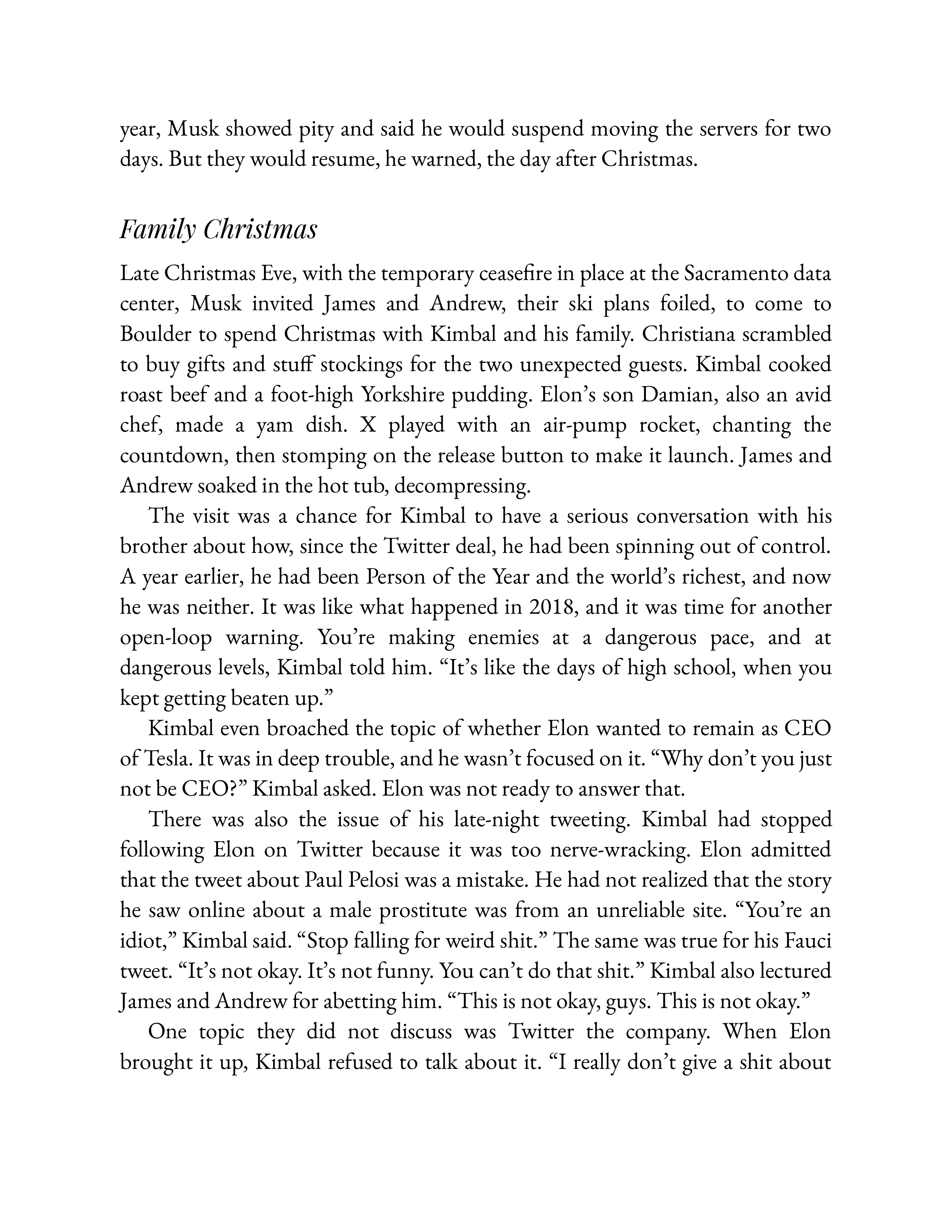Simon & Schuster Elon Musk Biography by Walter Isaacson — page 699
