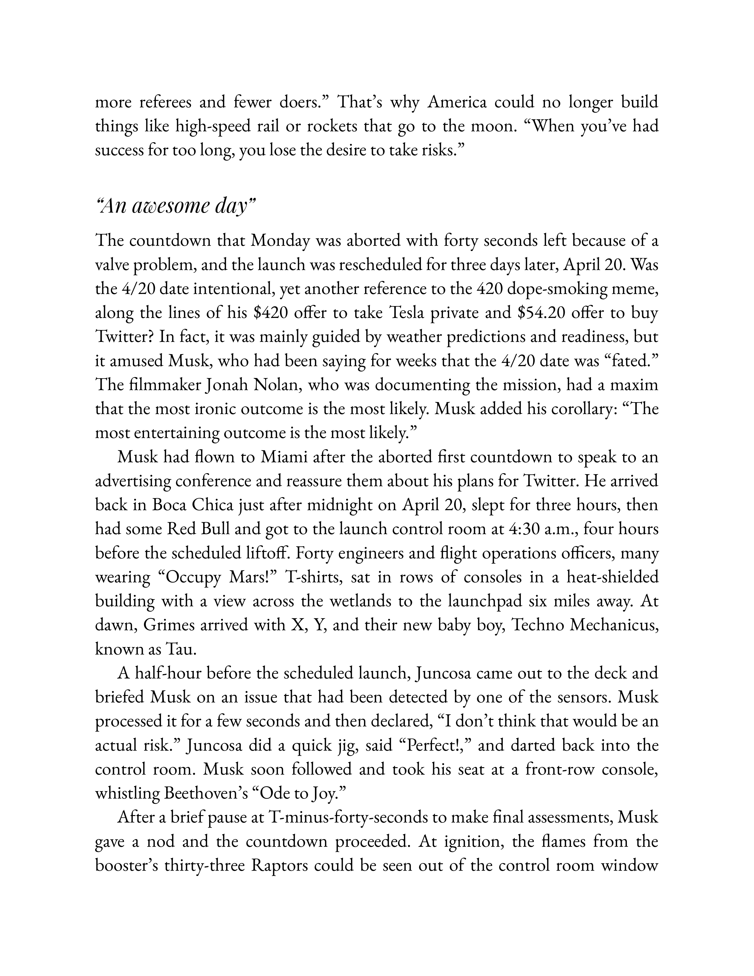 Simon & Schuster Elon Musk Biography by Walter Isaacson — page 726