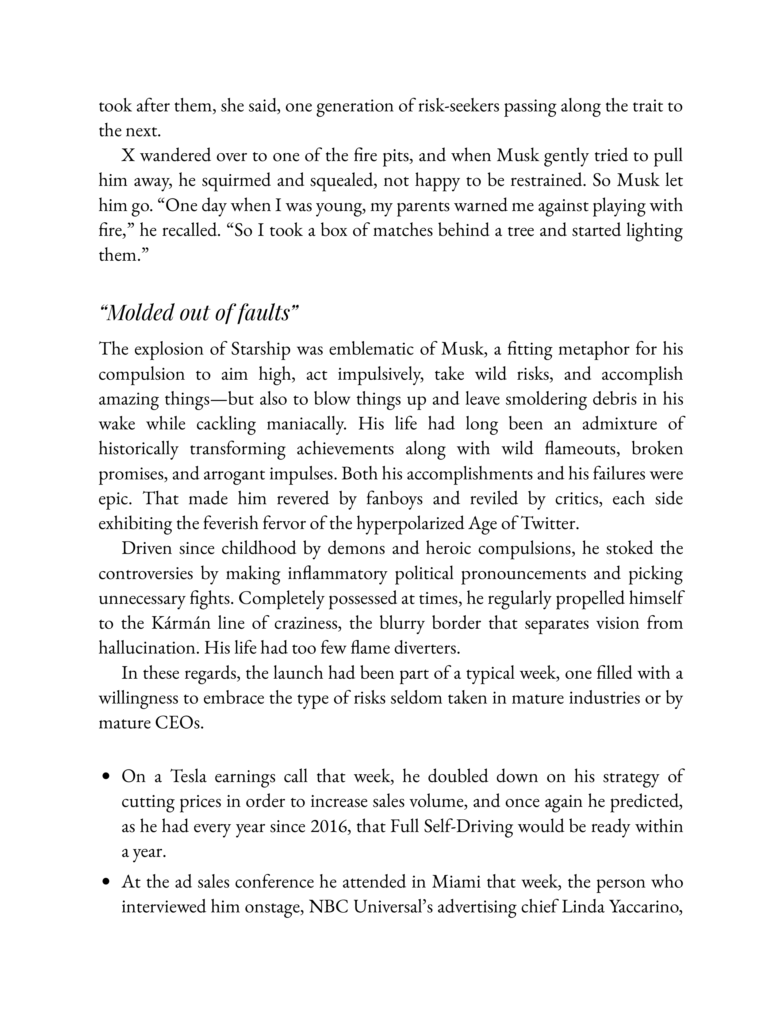 Simon & Schuster Elon Musk Biography by Walter Isaacson — page 729