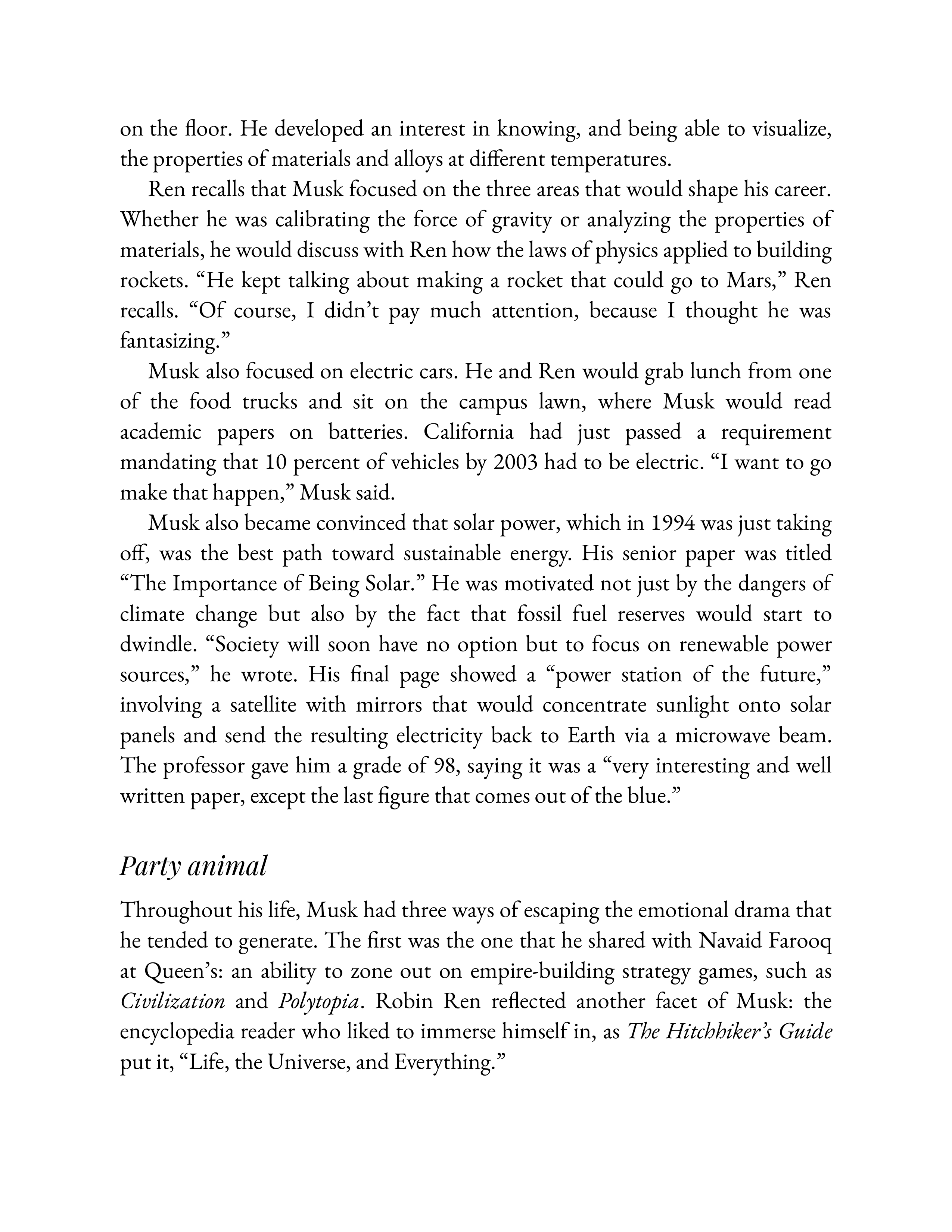 Simon & Schuster Elon Musk Biography by Walter Isaacson — page 74