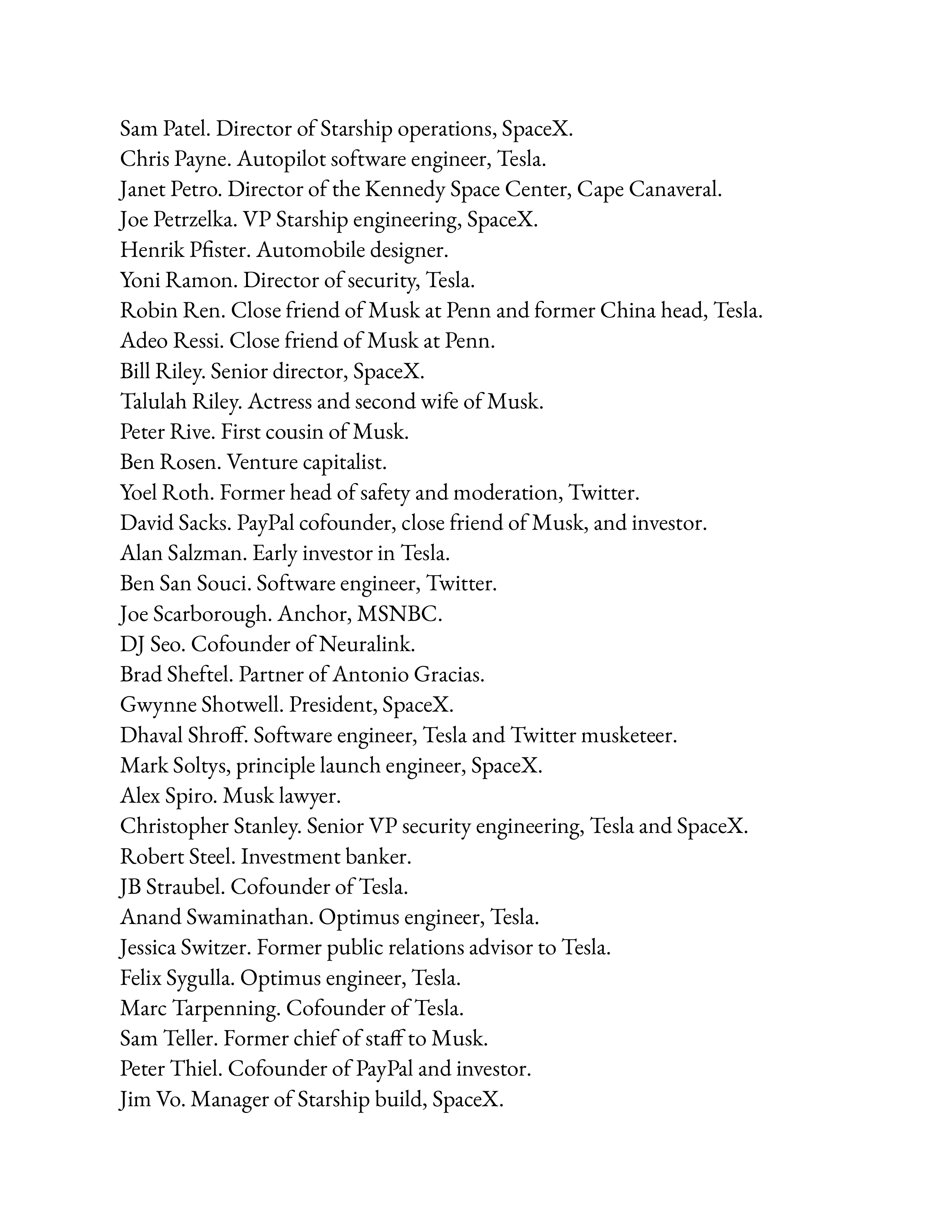 Simon & Schuster Elon Musk Biography by Walter Isaacson — page 744