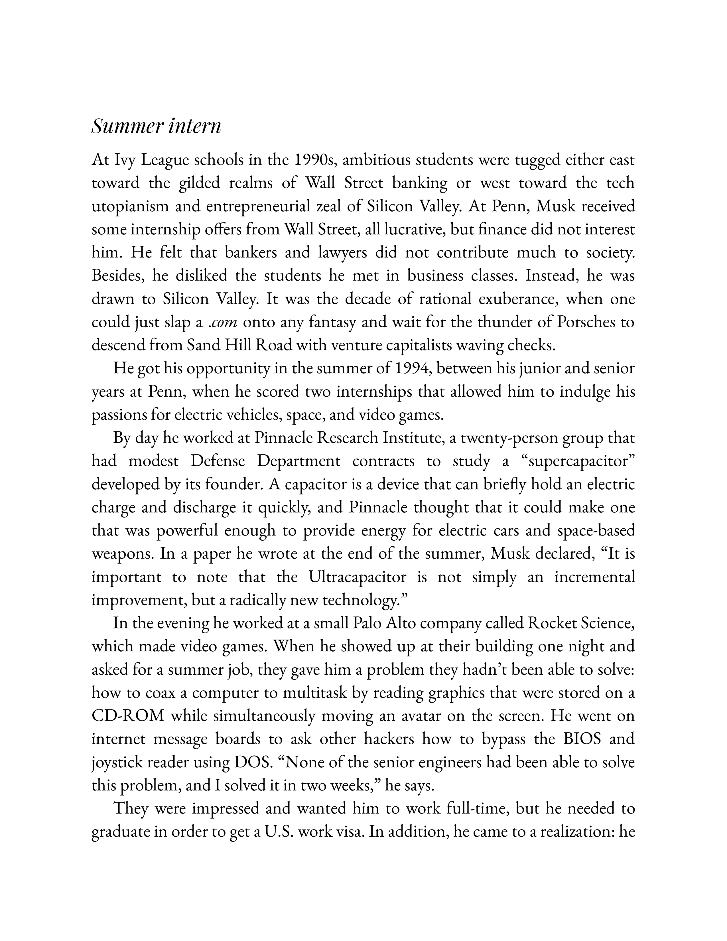 Simon & Schuster Elon Musk Biography by Walter Isaacson — page 78