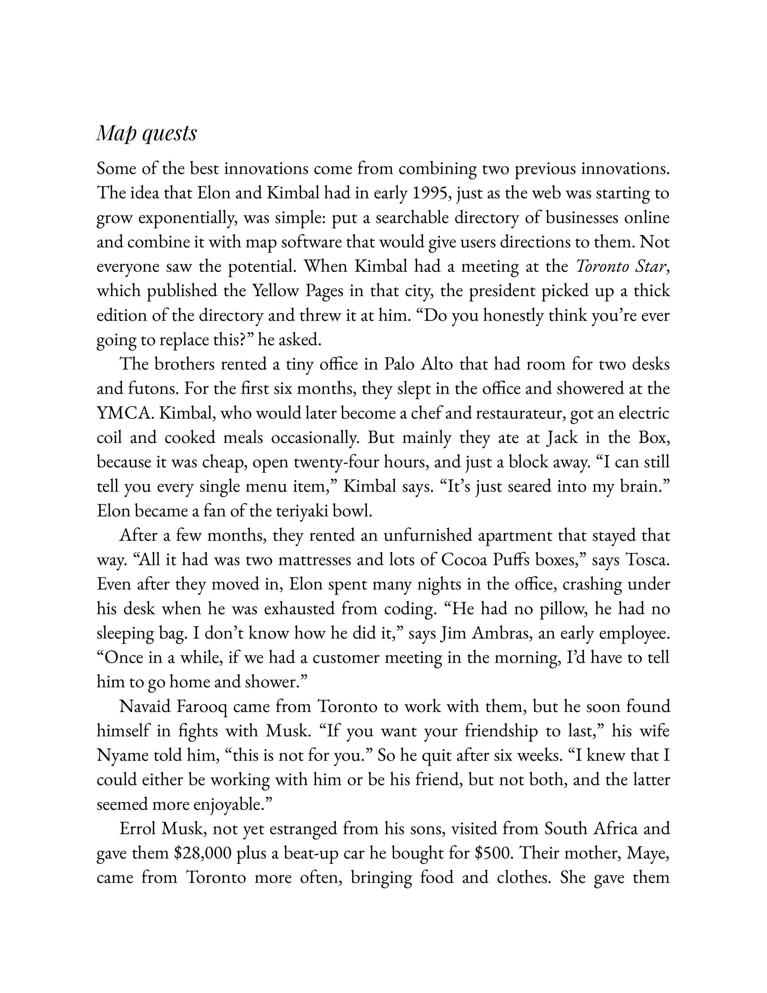 Simon & Schuster Elon Musk Biography by Walter Isaacson — page 86