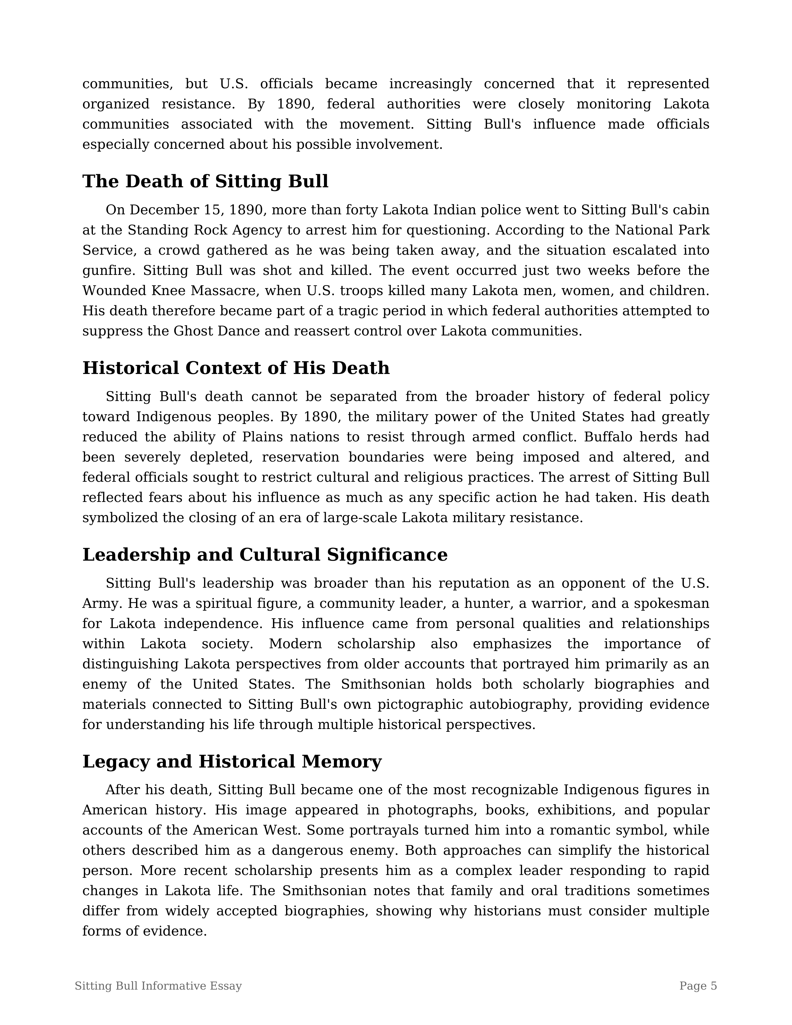 Sitting Bull Informative Essay — page 5