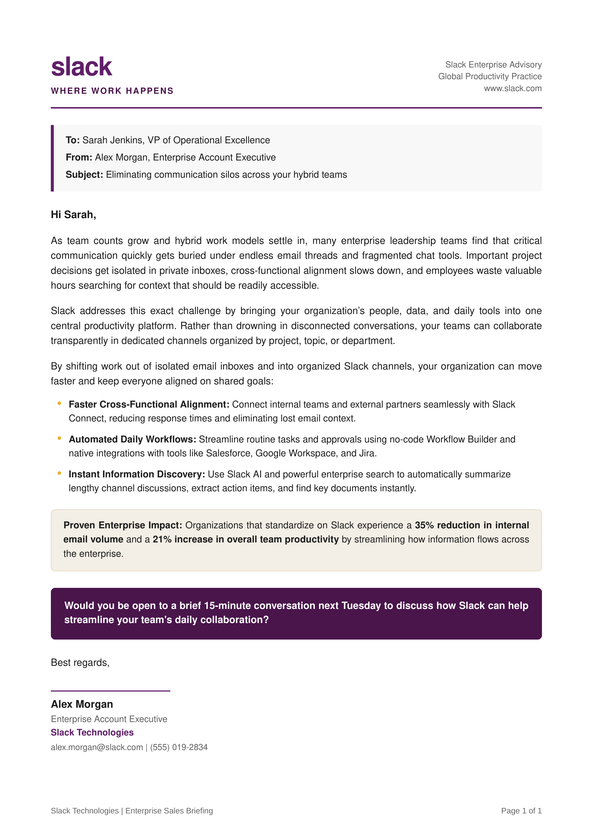 Slack Sales Email — page 1
