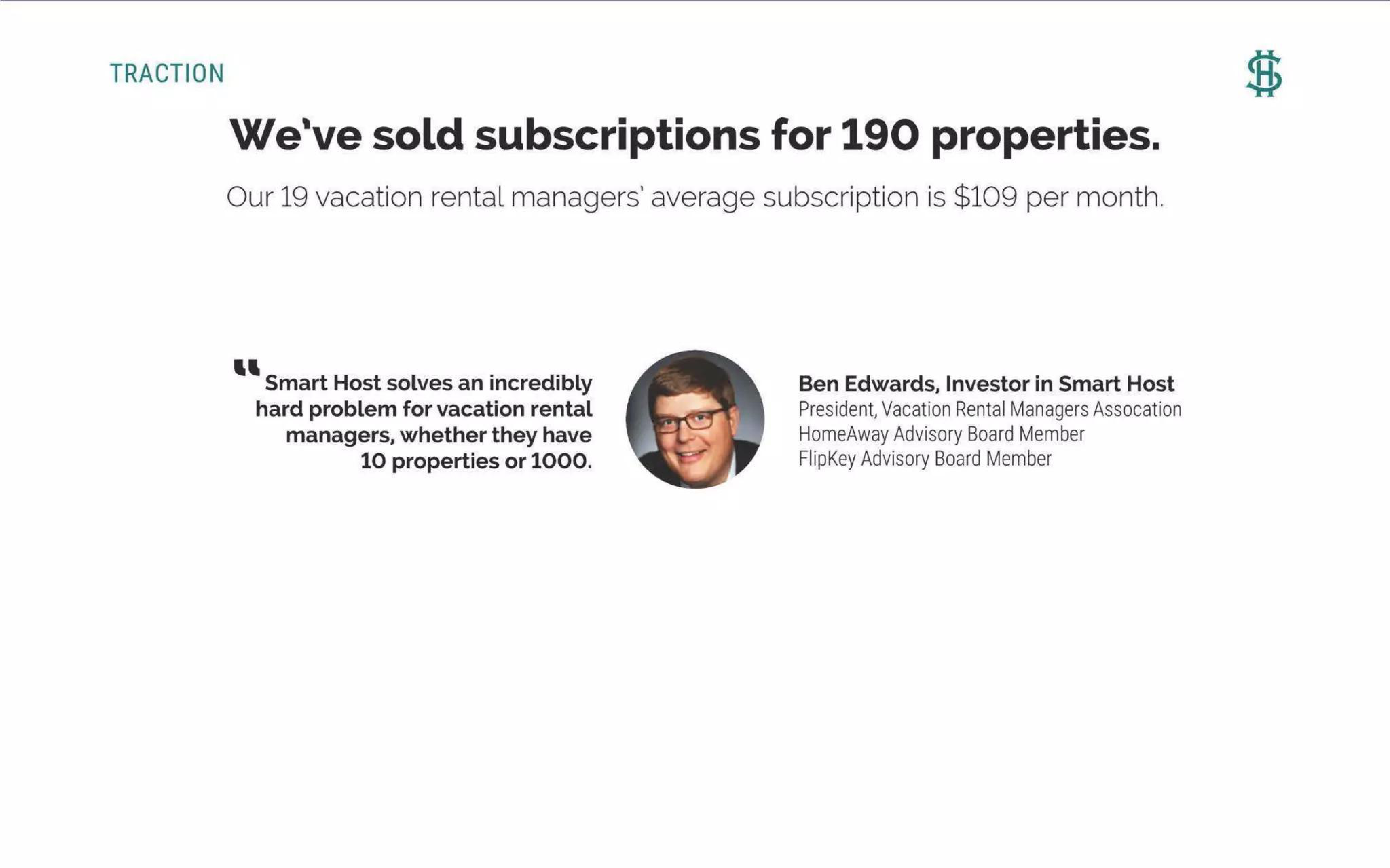 Smart Host Pitch Deck — page 7