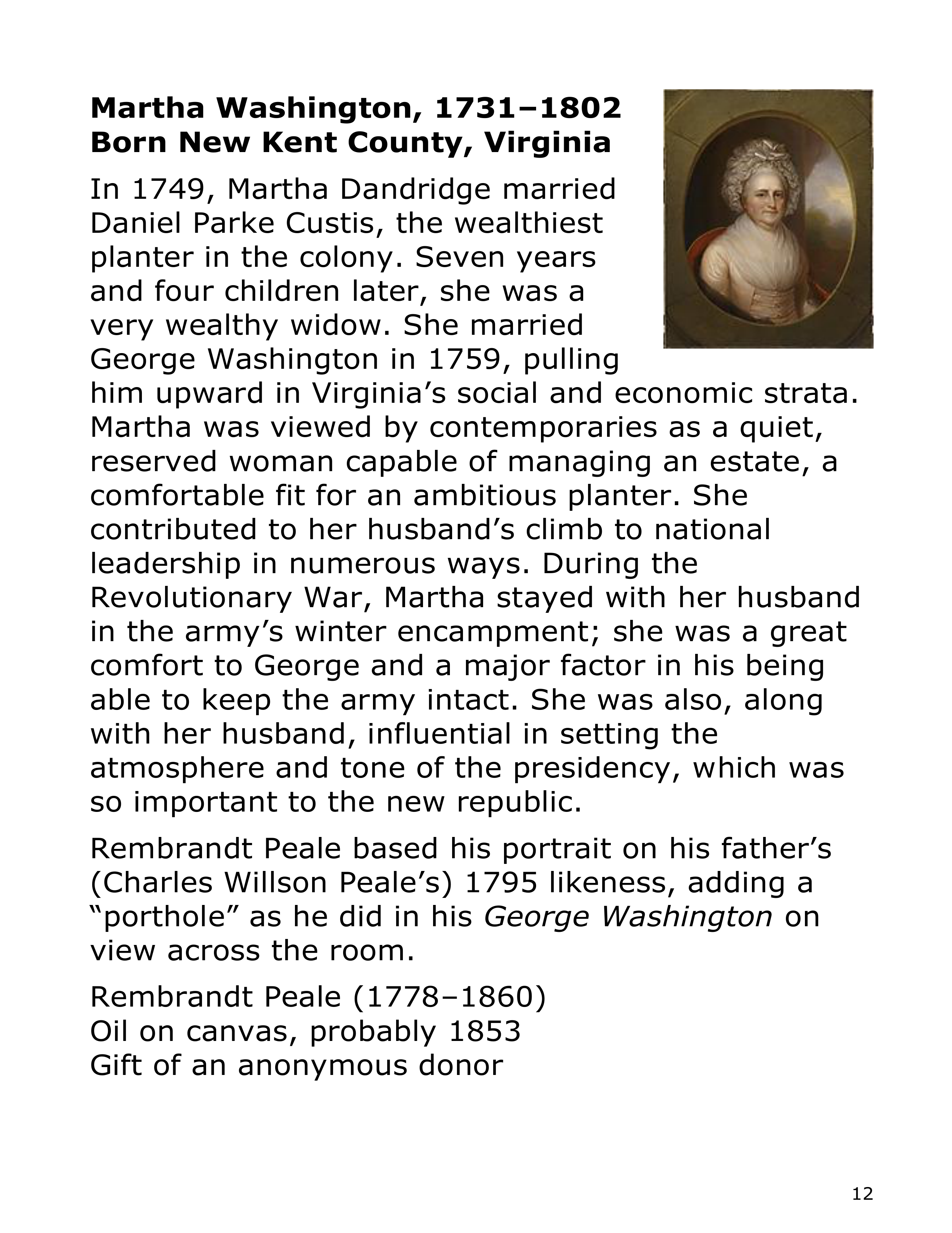 Smithsonian Institution America’s Presidents Biography — page 12