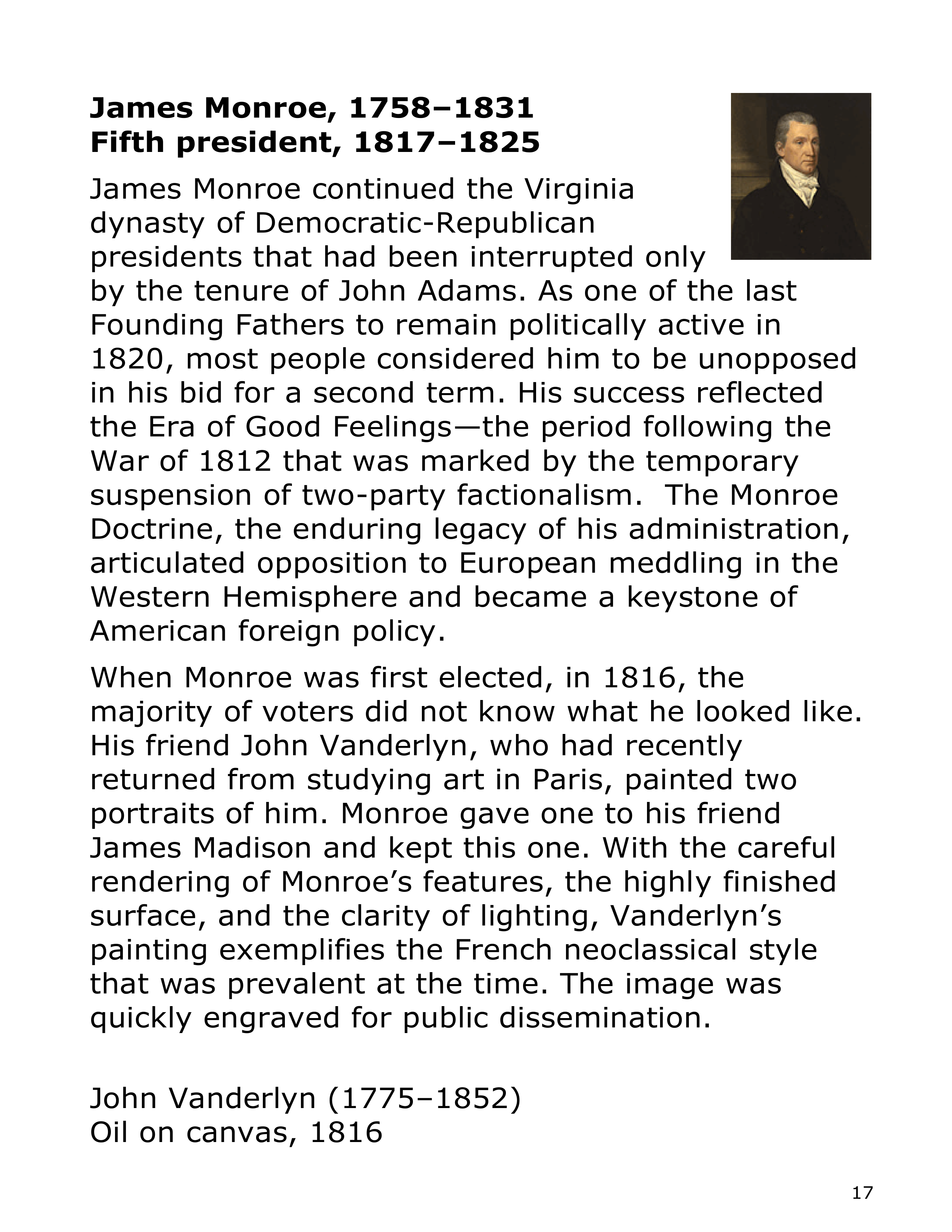 Smithsonian Institution America’s Presidents Biography — page 17