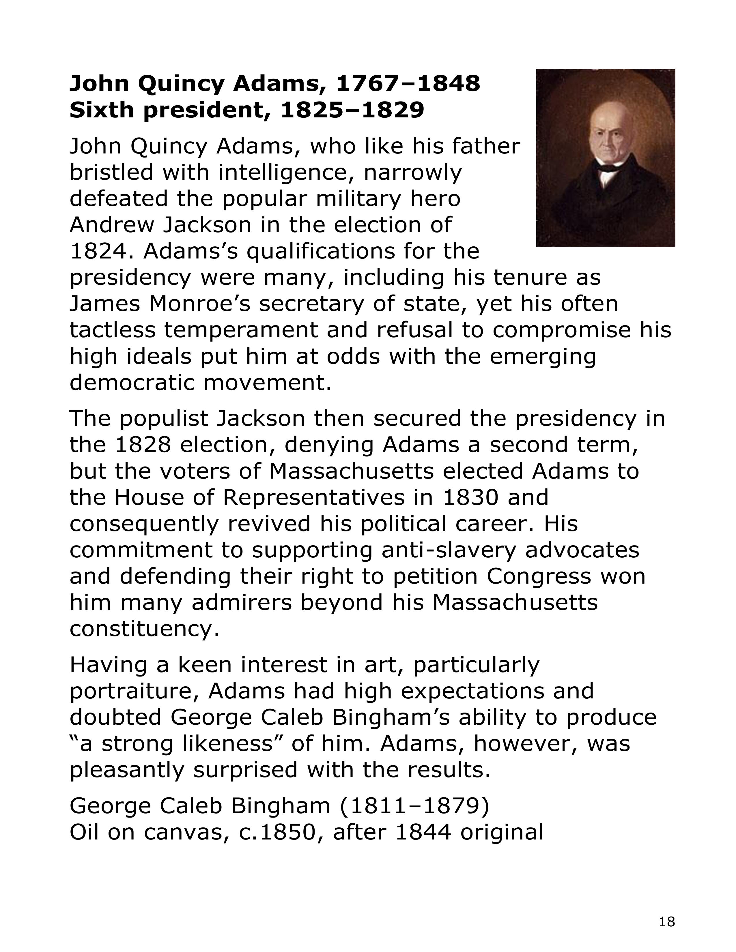Smithsonian Institution America’s Presidents Biography — page 18