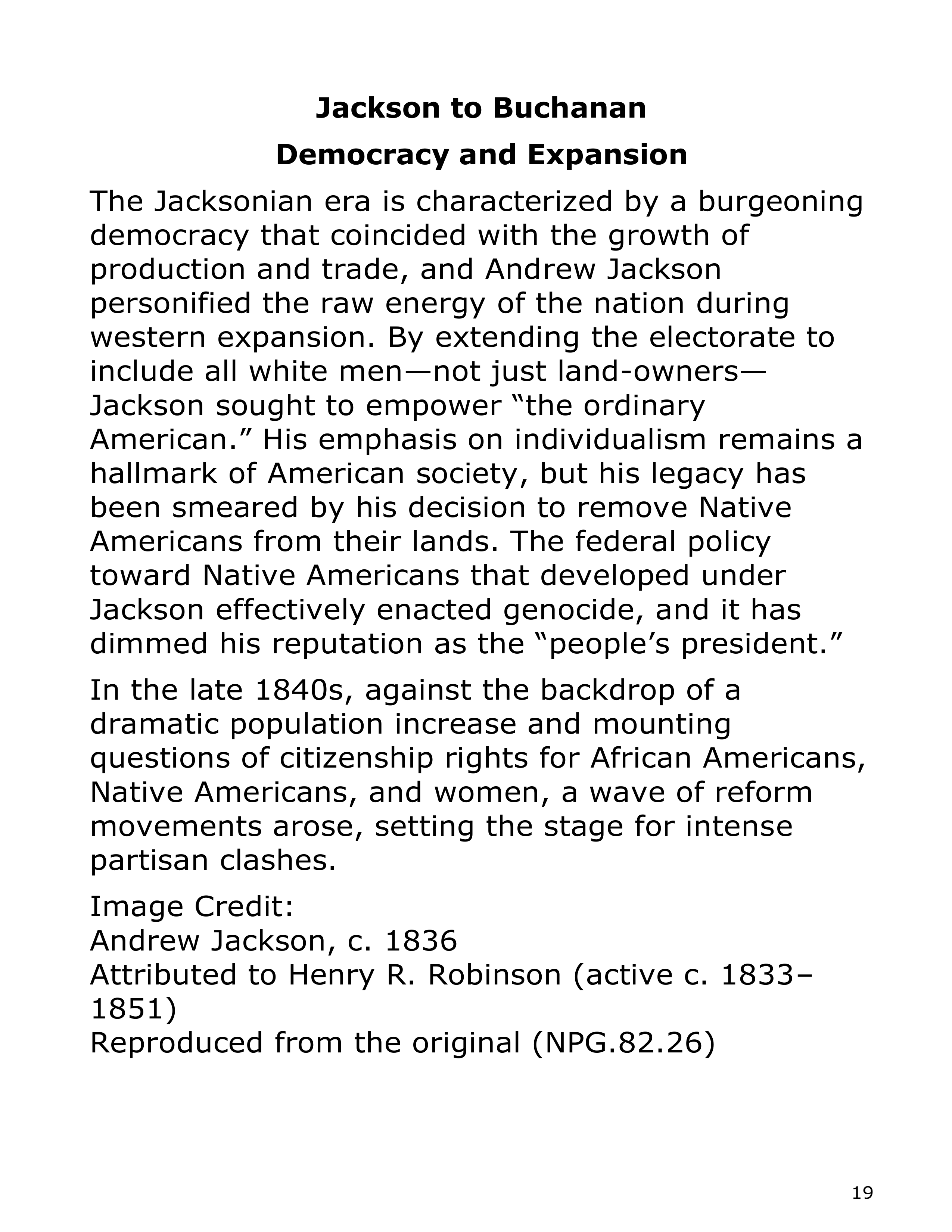 Smithsonian Institution America’s Presidents Biography — page 19