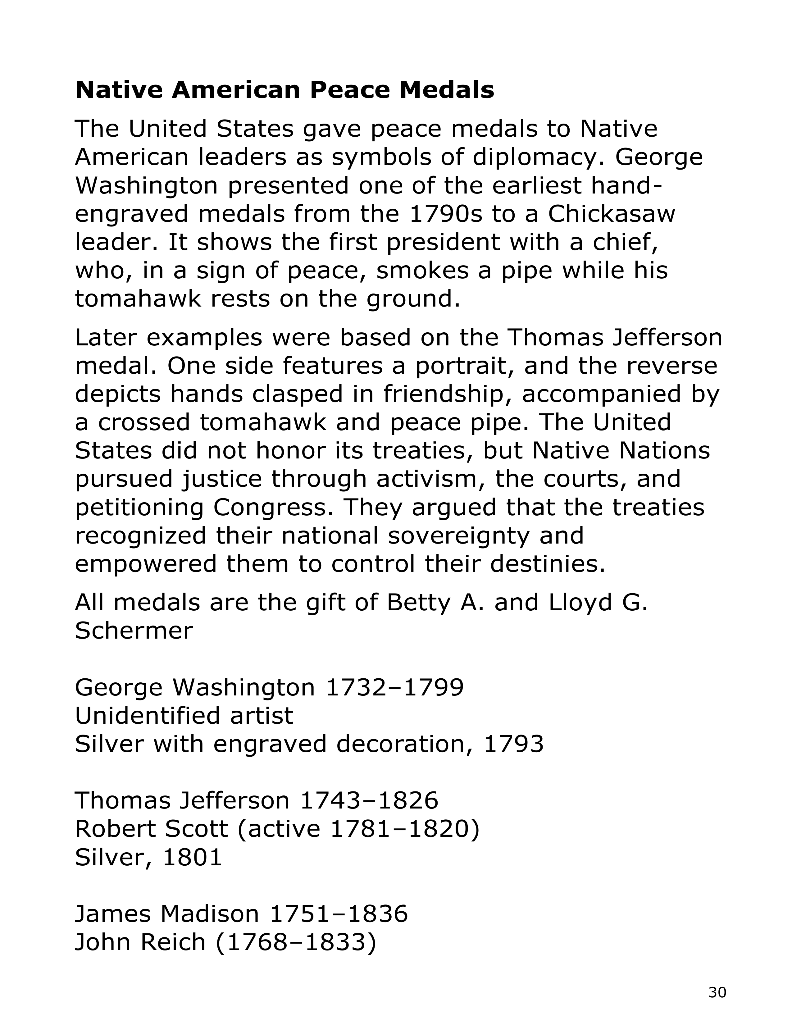 Smithsonian Institution America’s Presidents Biography — page 30