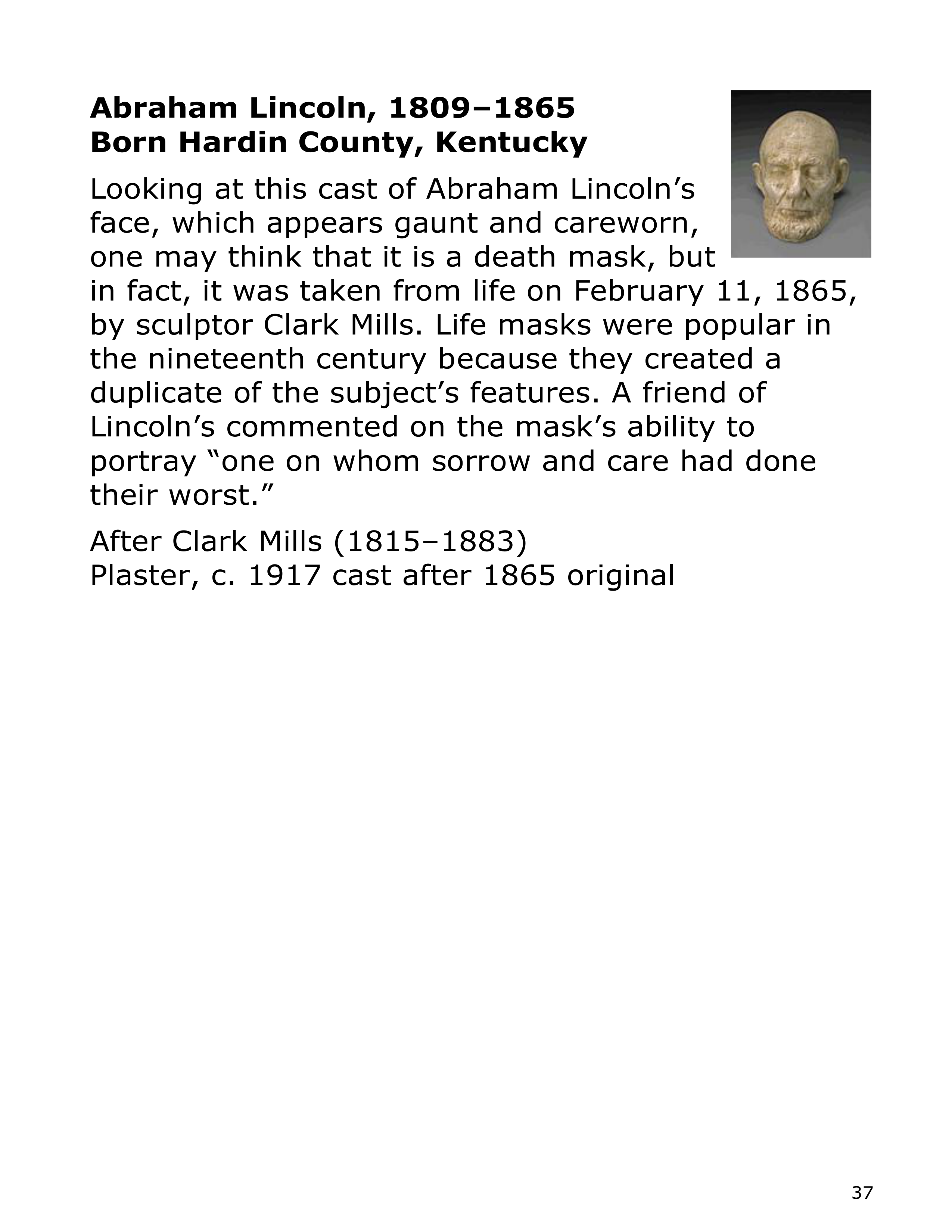 Smithsonian Institution America’s Presidents Biography — page 37
