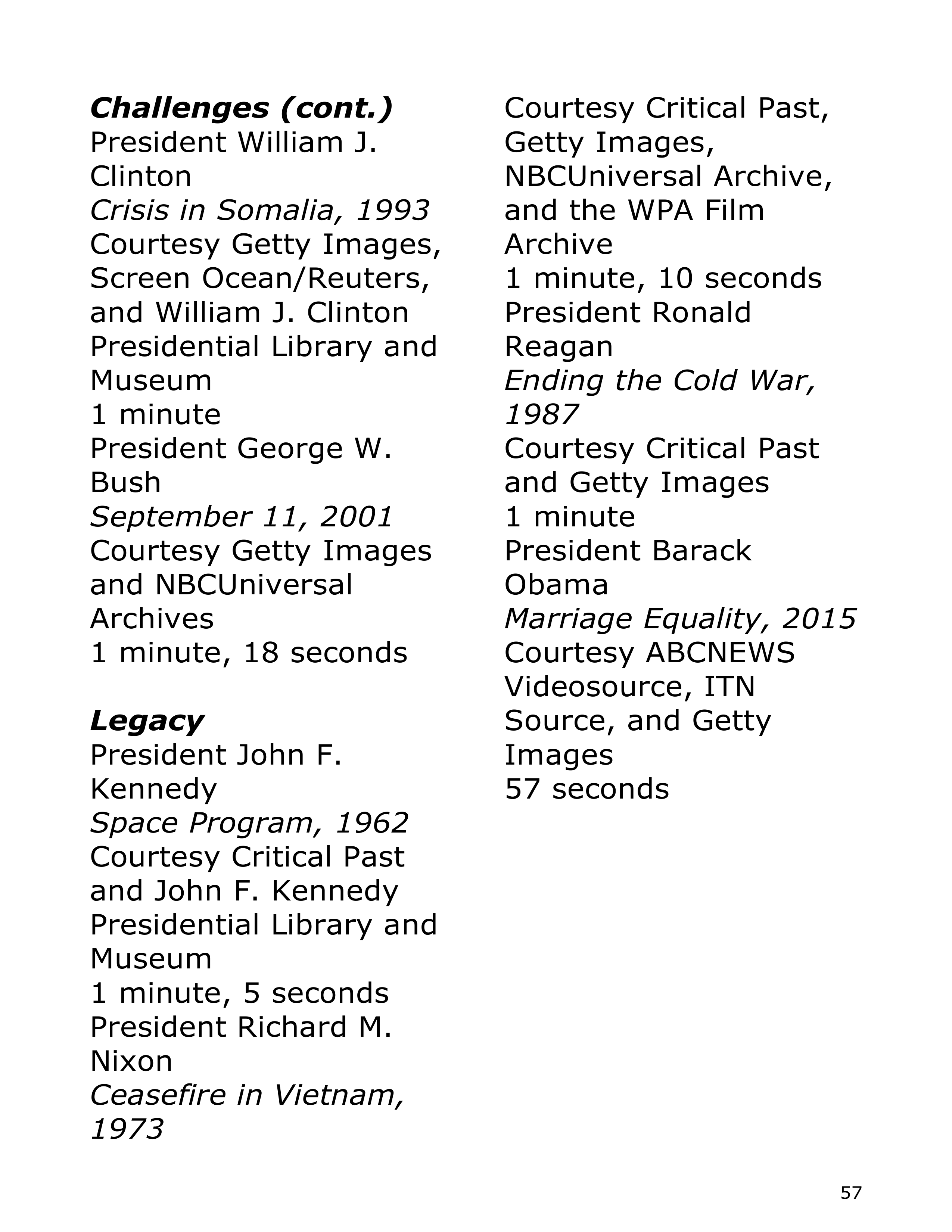 Smithsonian Institution America’s Presidents Biography — page 57
