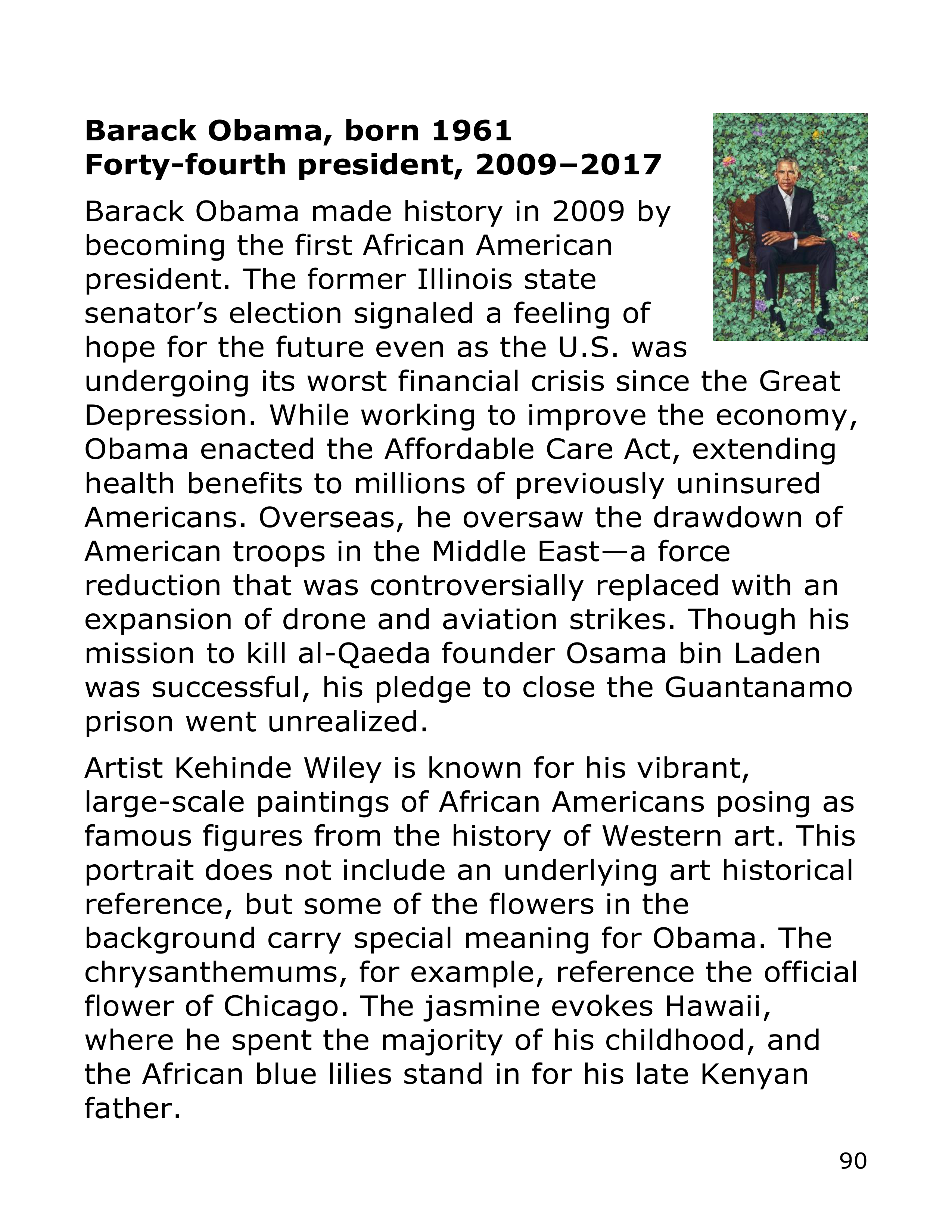 Smithsonian Institution America’s Presidents Biography — page 90