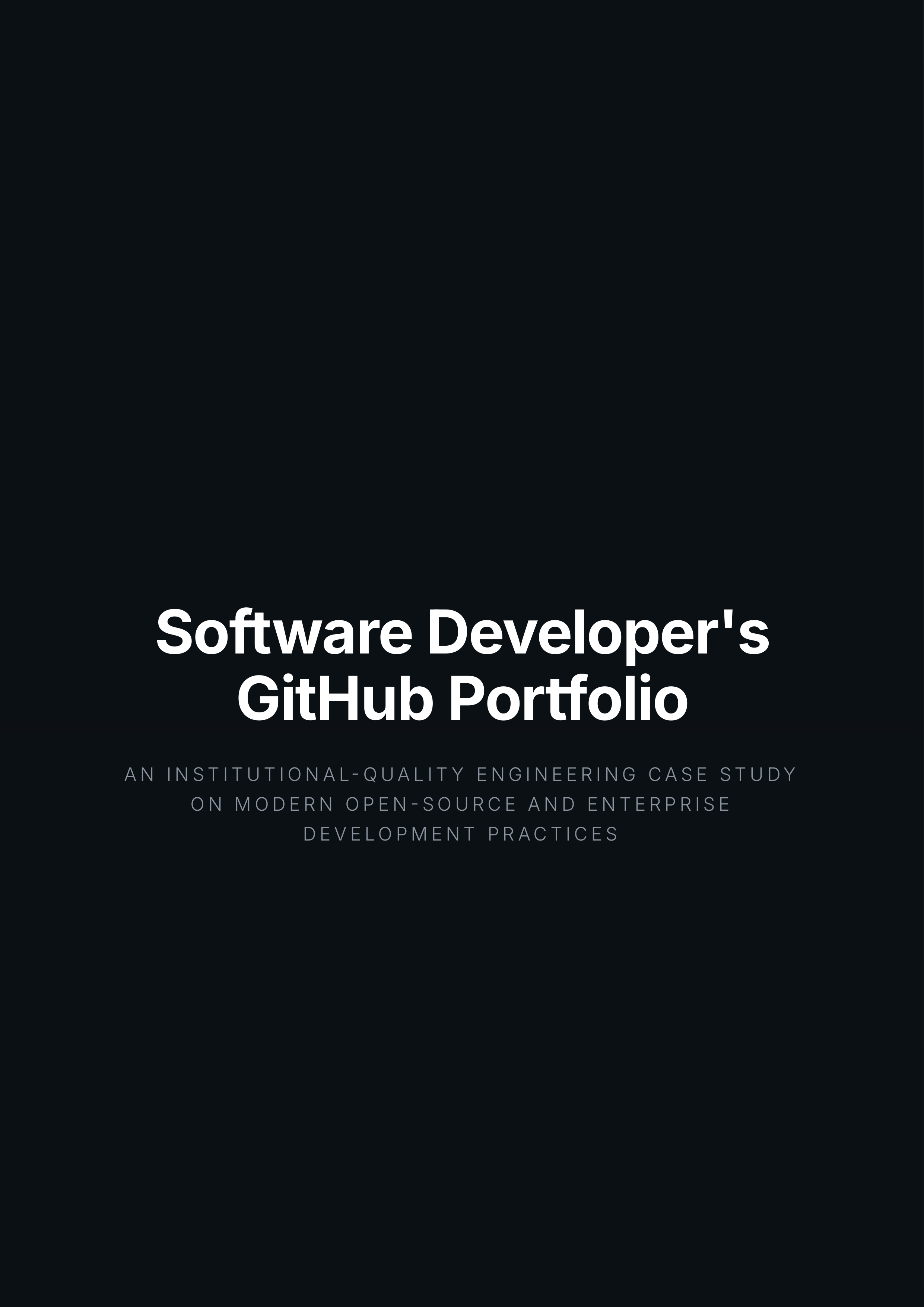 Software Developers GitHub Portfolio — page 1