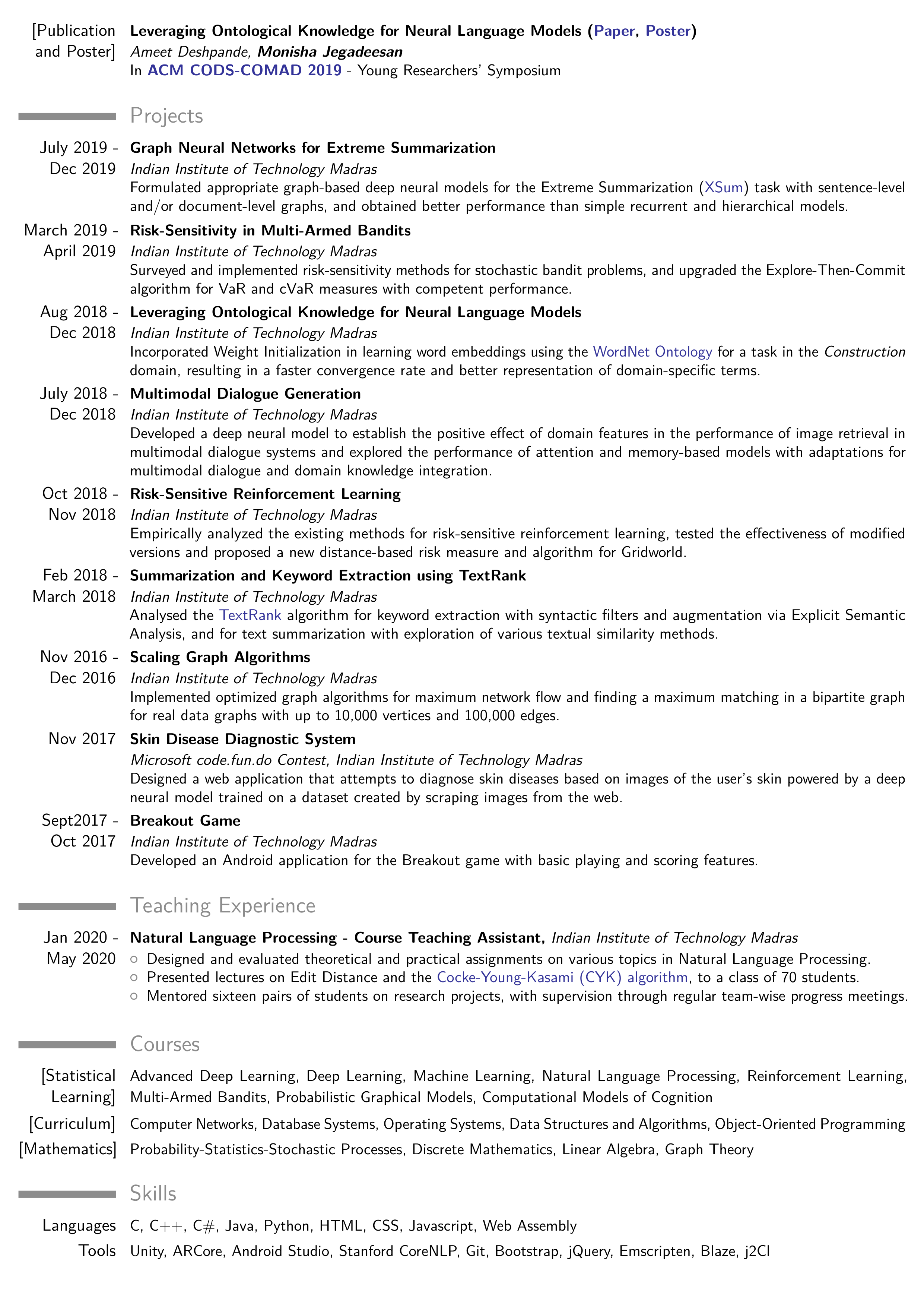 Google Software Engineer Resume — page 2
