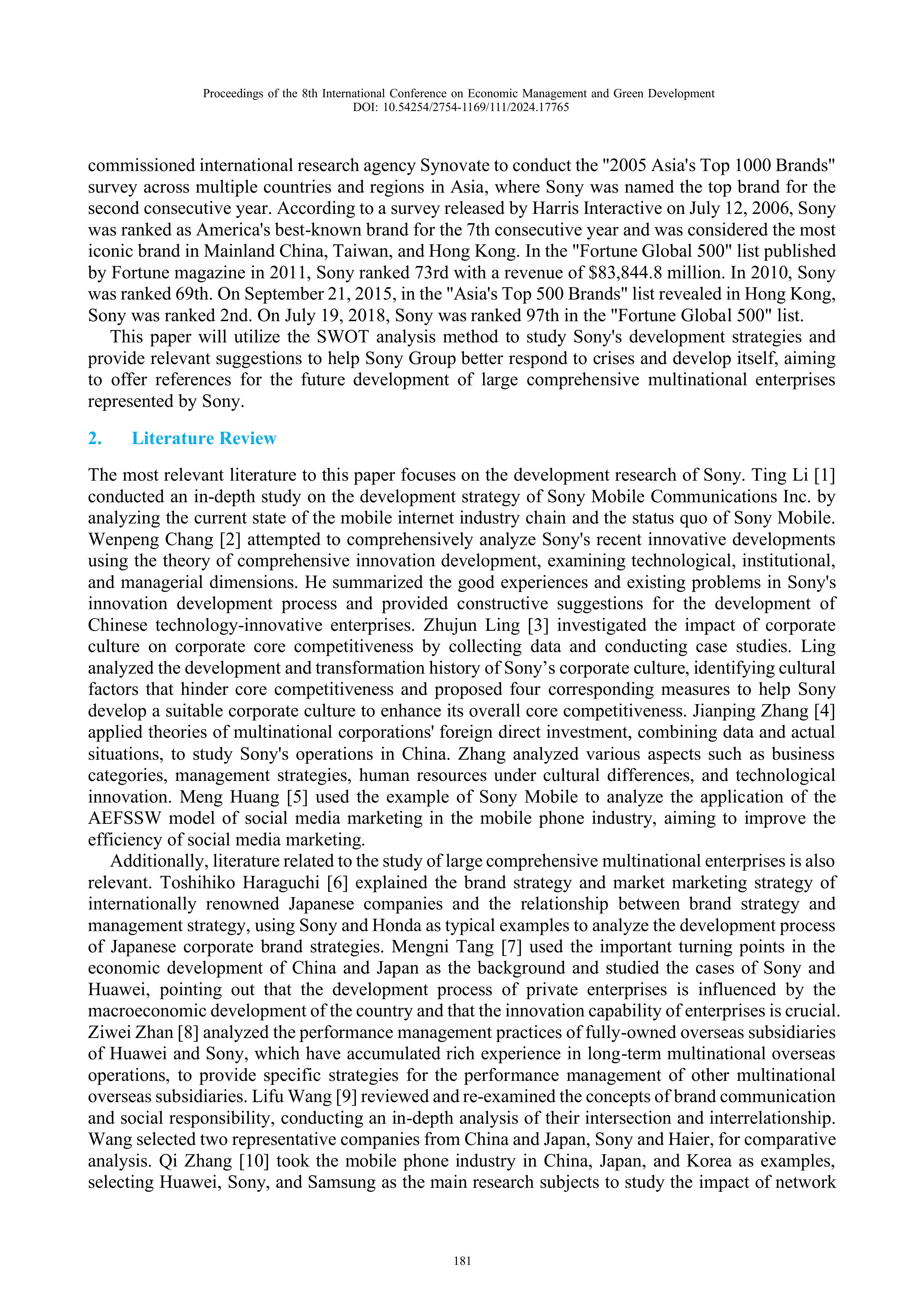 Sony Case Study — page 2