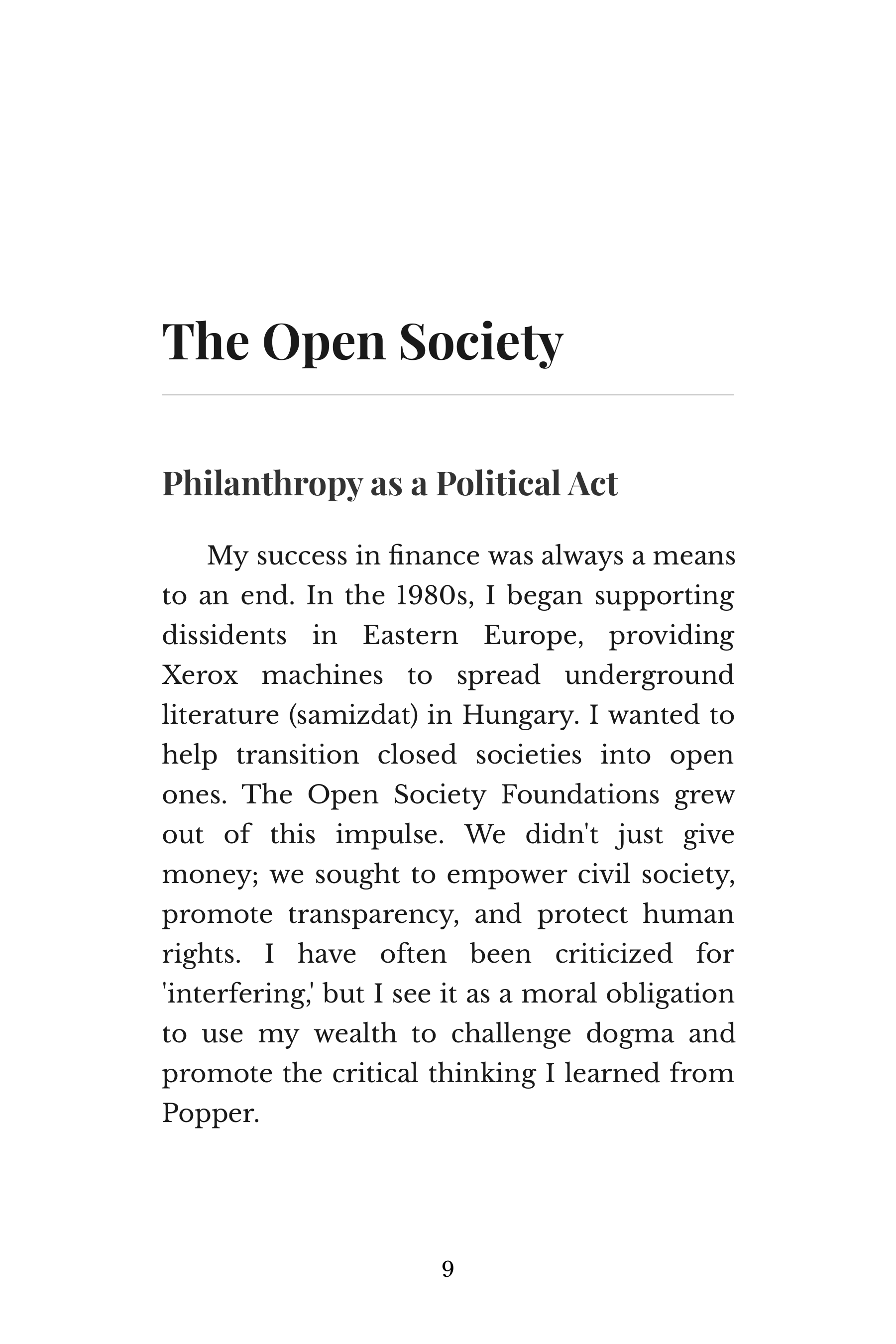 Soros on Soros by George Soros Quantum Fund Co Founder Autobiography — page 9