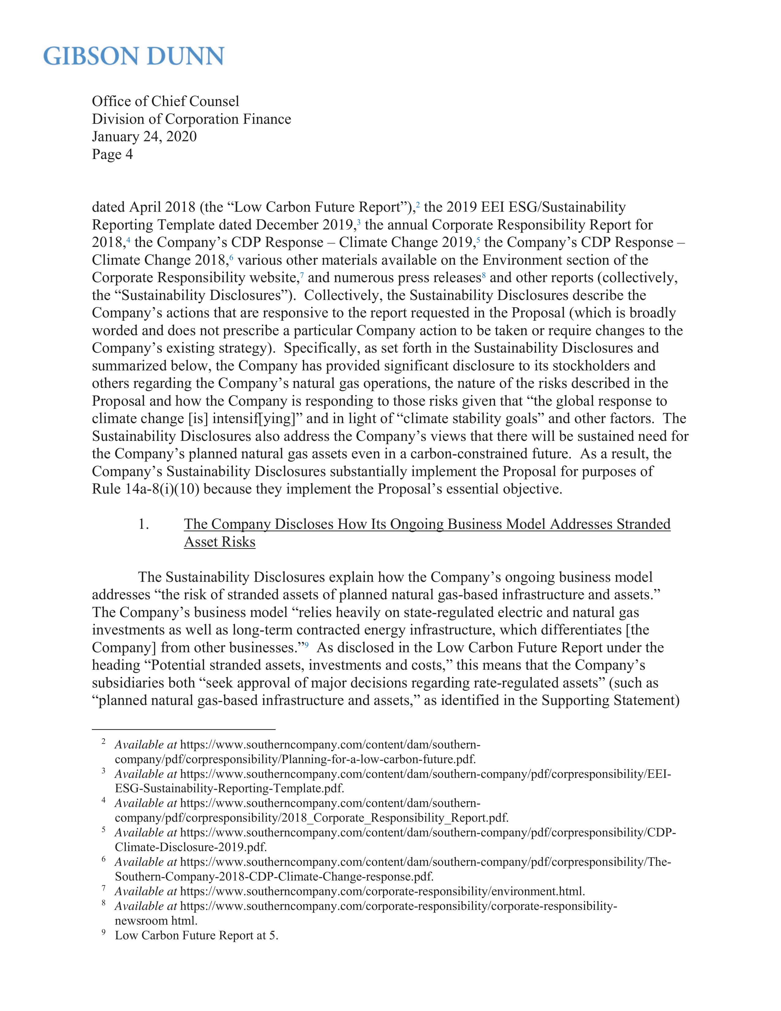 Southern Company Proposal  — page 4