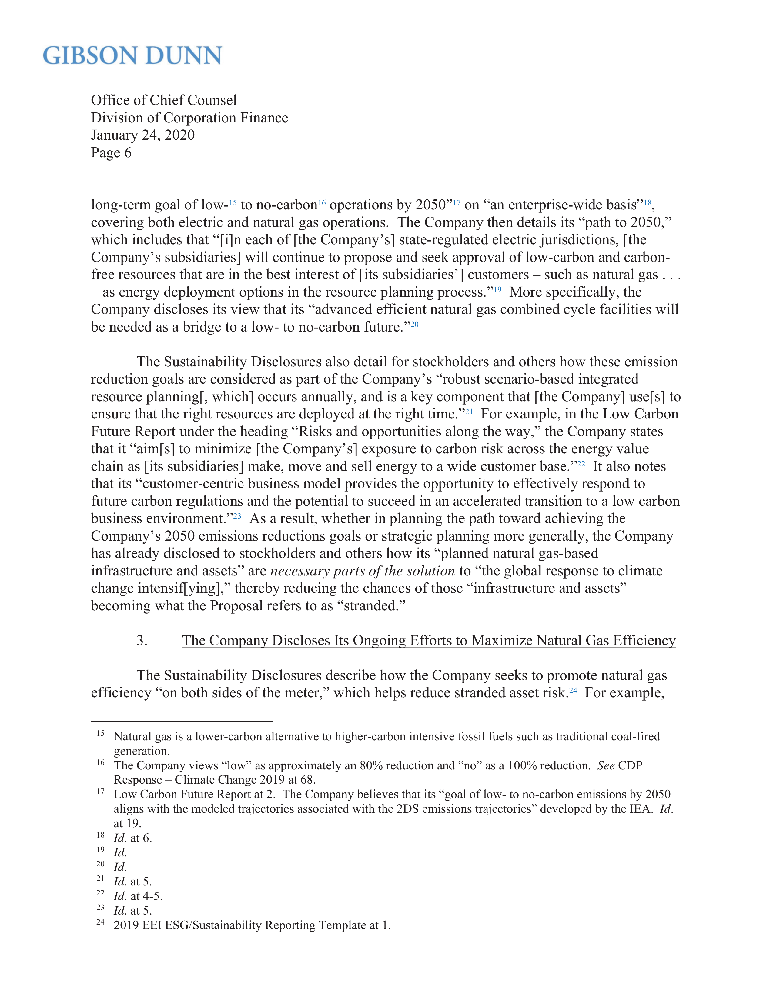 Southern Company Proposal  — page 6