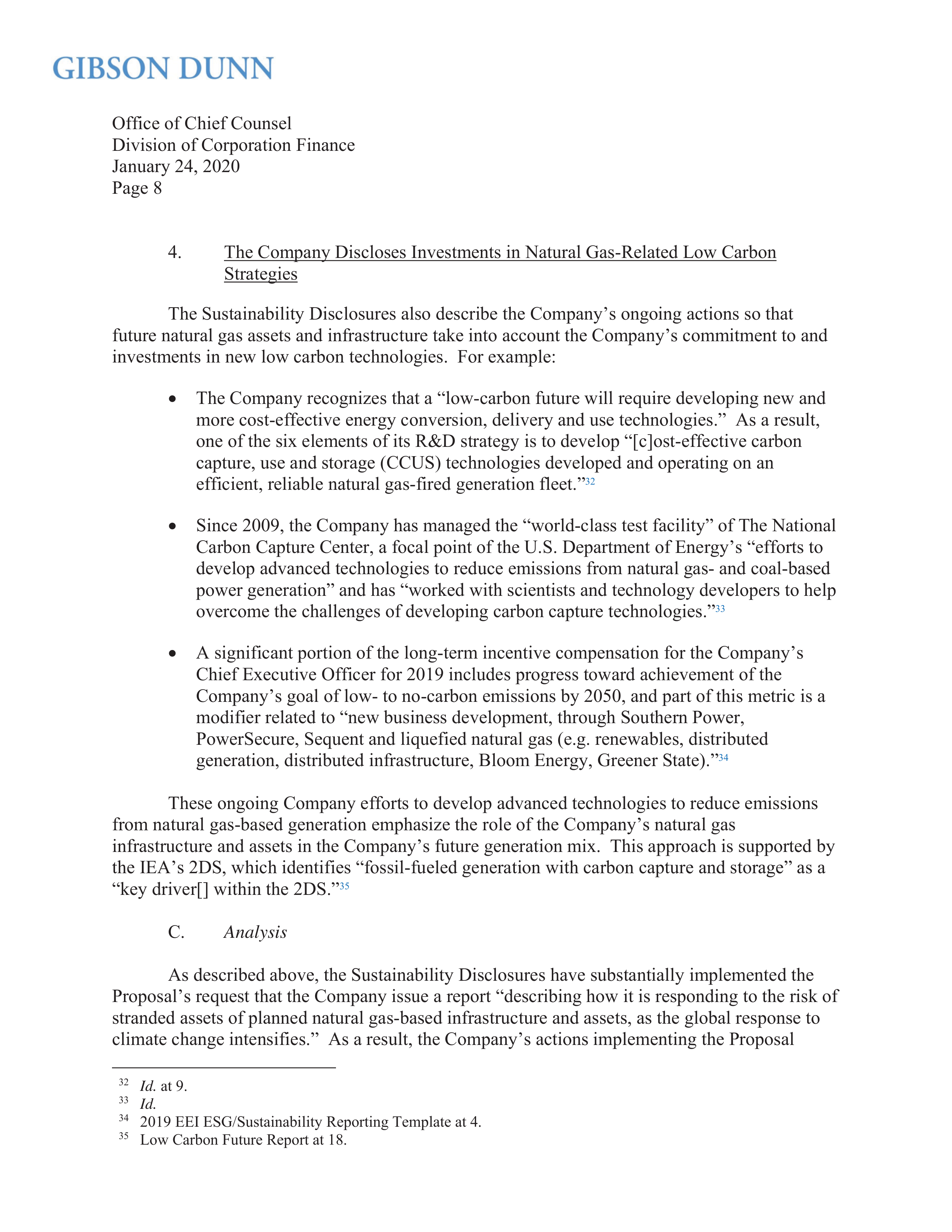 Southern Company Proposal  — page 8