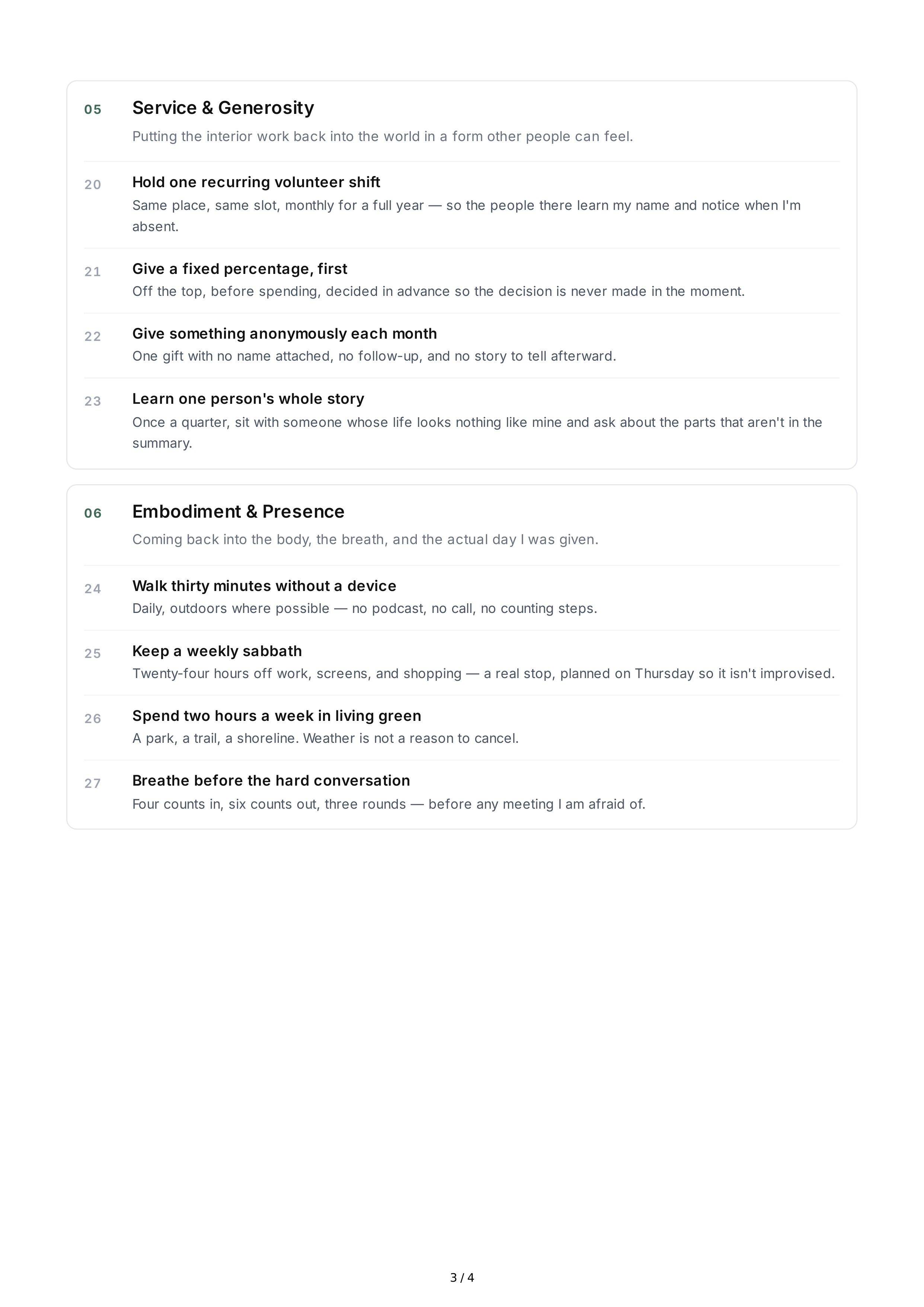 Spiritual Growth Life Goals — page 3