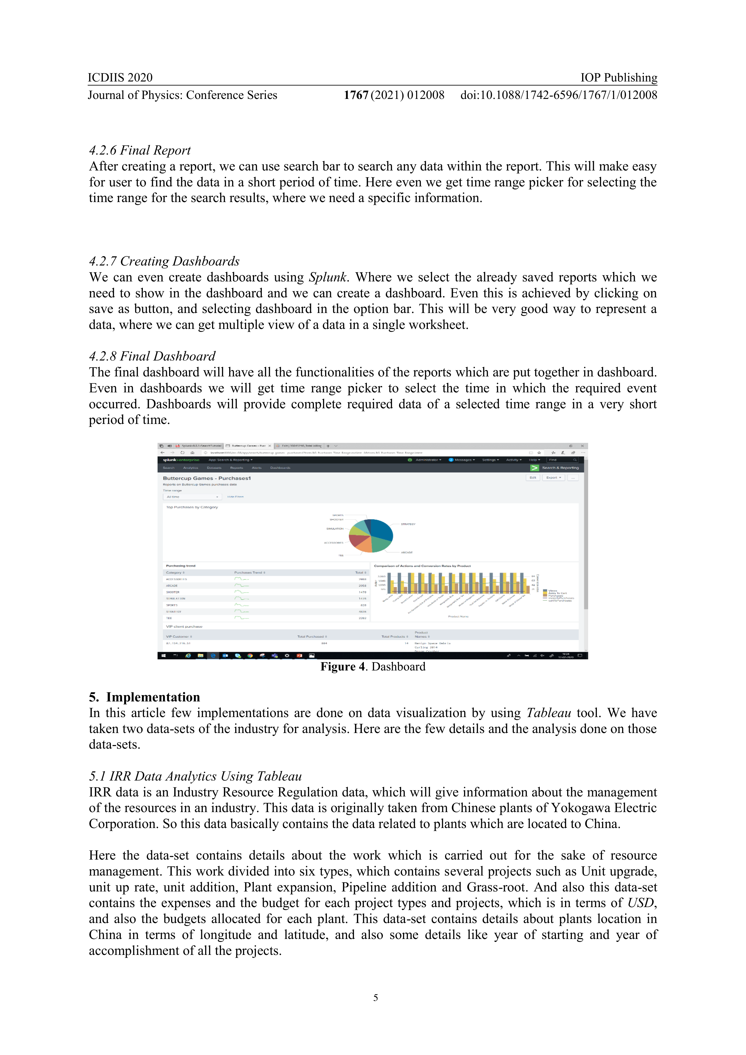 Splunk Data Visualization — page 6