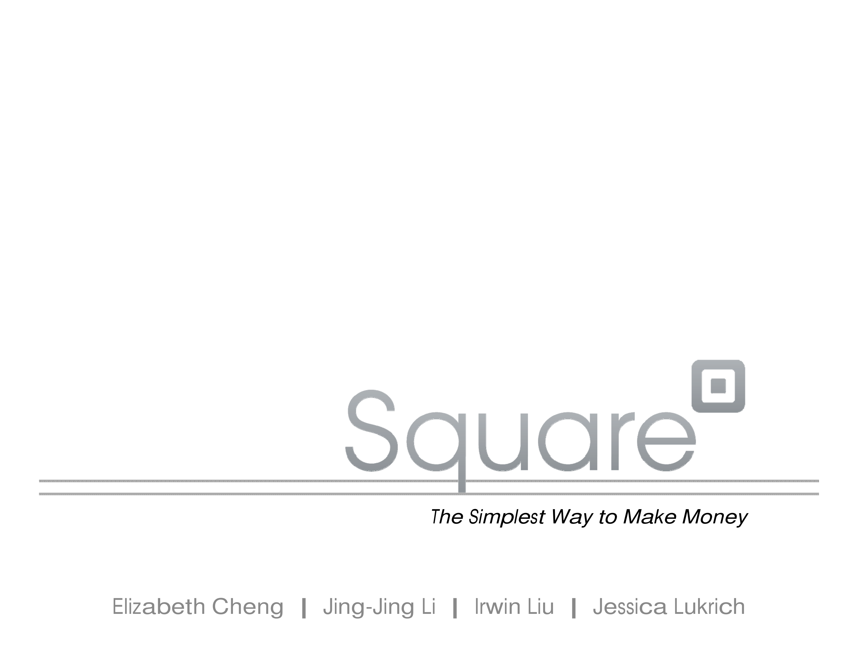 Square Pitch Deck  — page 1