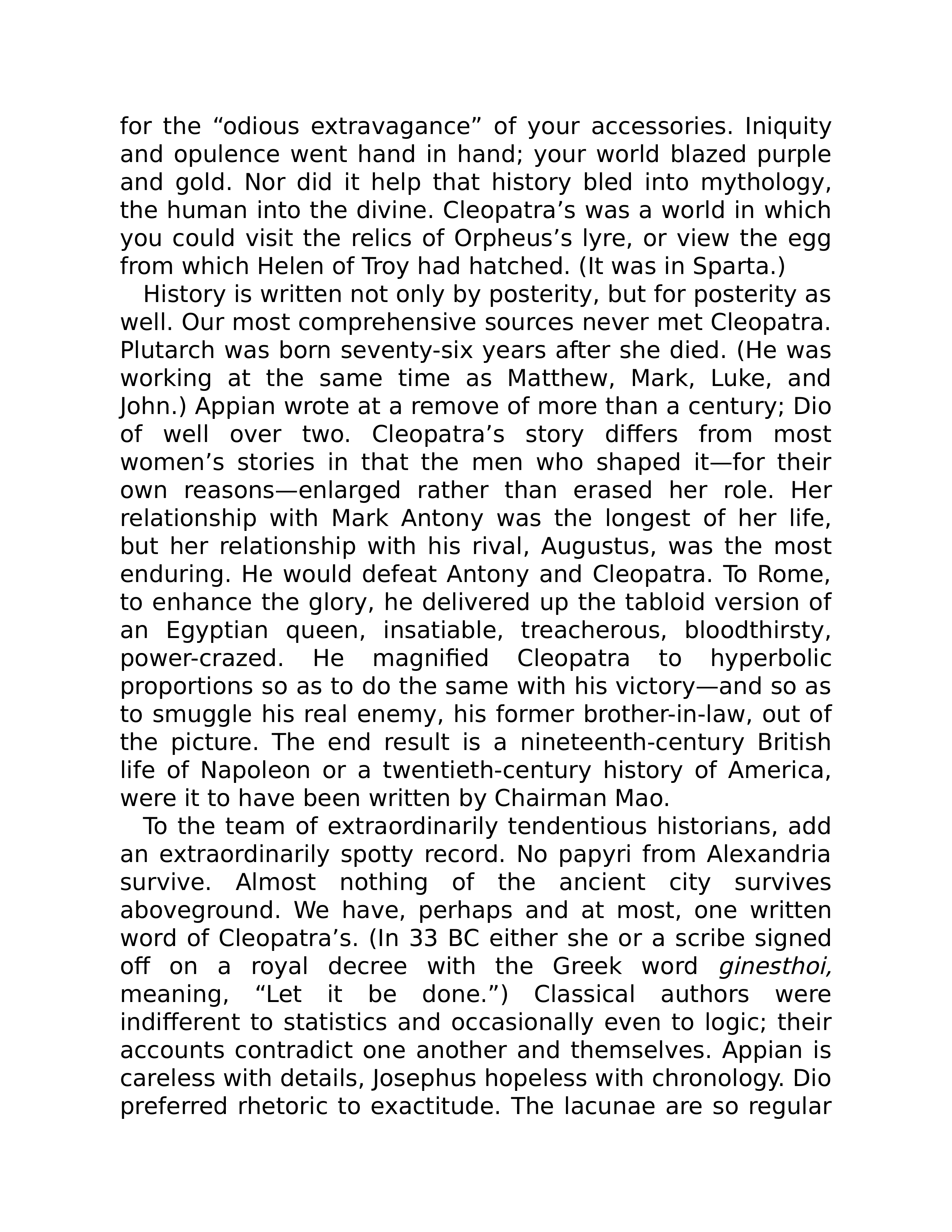 Stacy Schiff Cleopatra A Life Biography — page 15