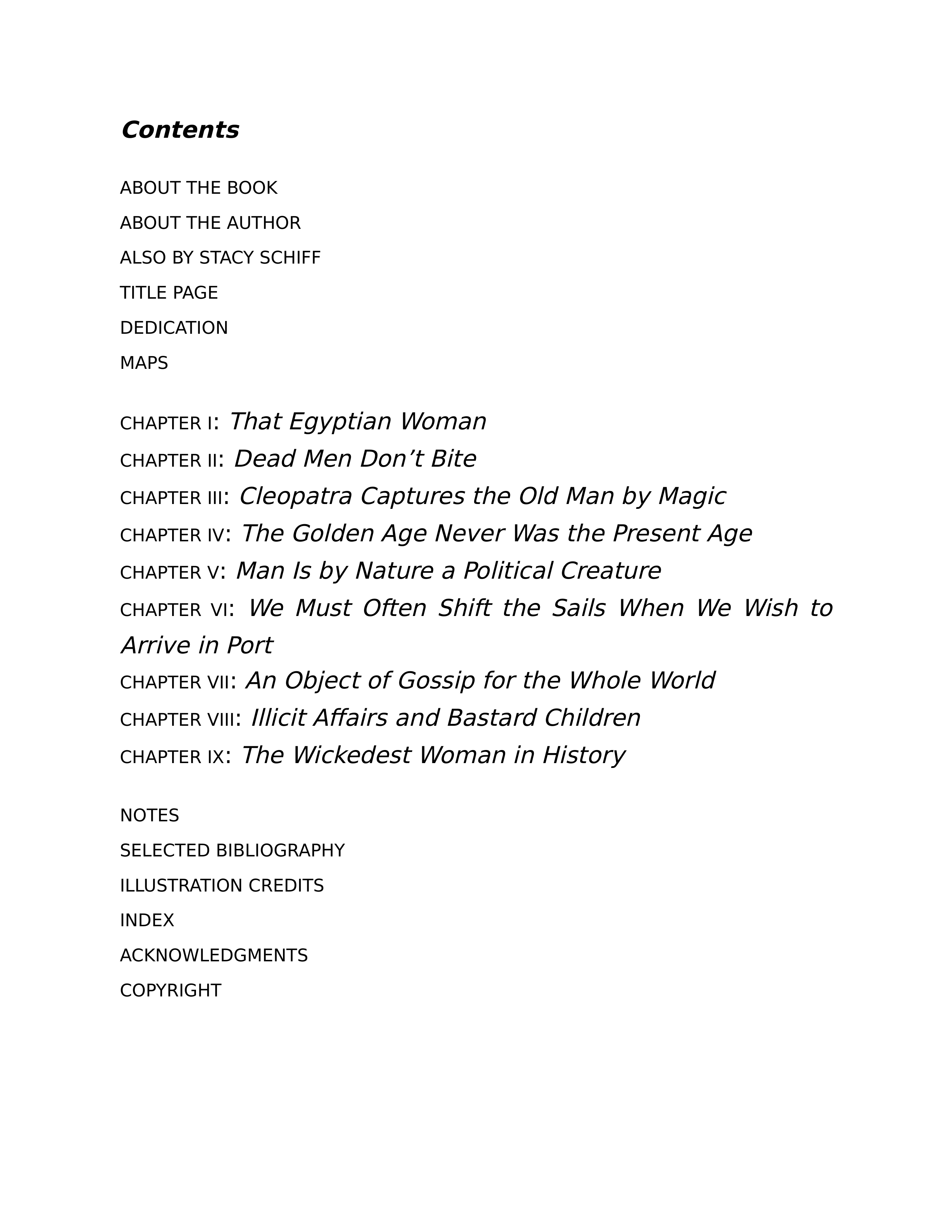 Stacy Schiff Cleopatra A Life Biography — page 2