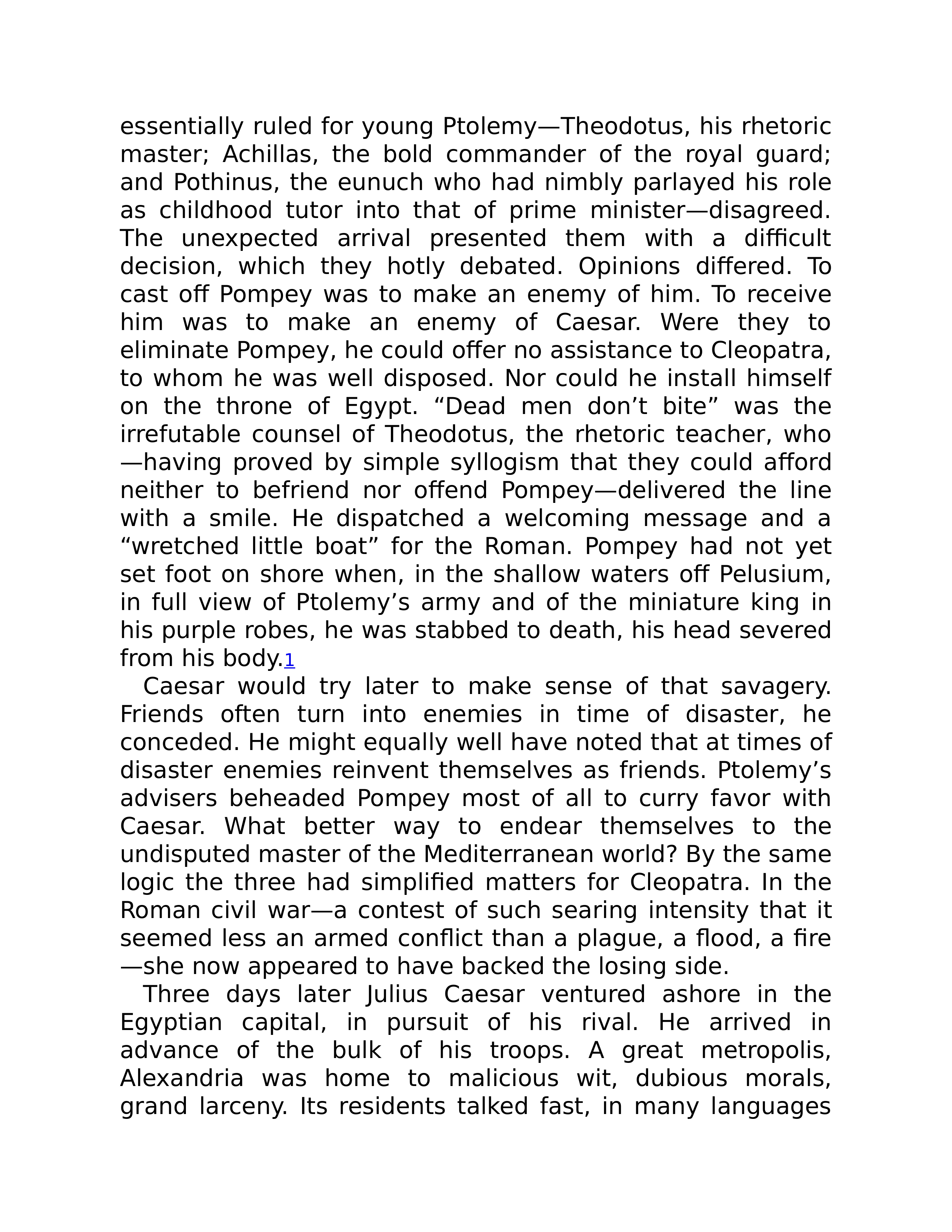 Stacy Schiff Cleopatra A Life Biography — page 22