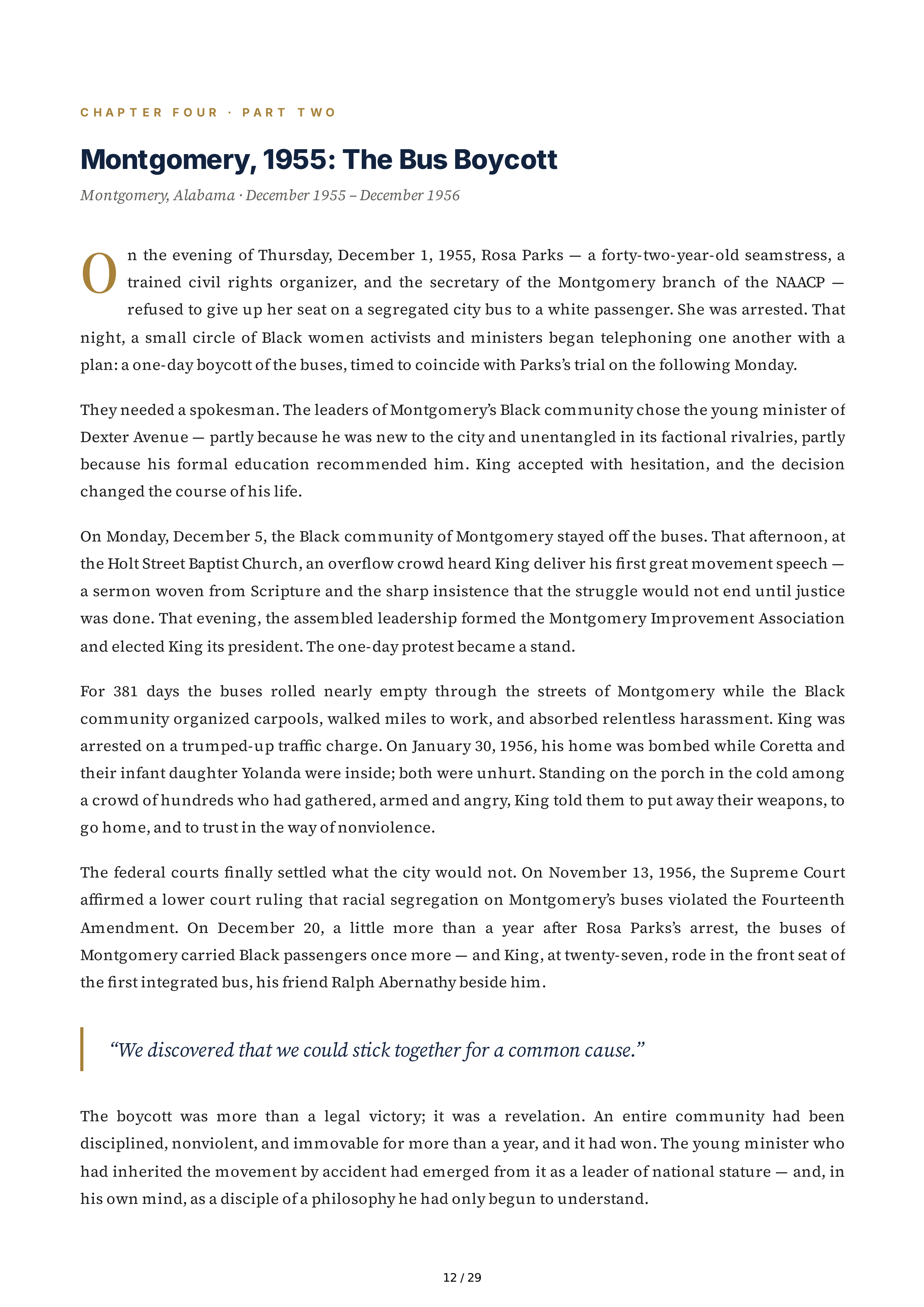 Stanford University Young King The Making of Martin Luther King Jr Biography — page 12