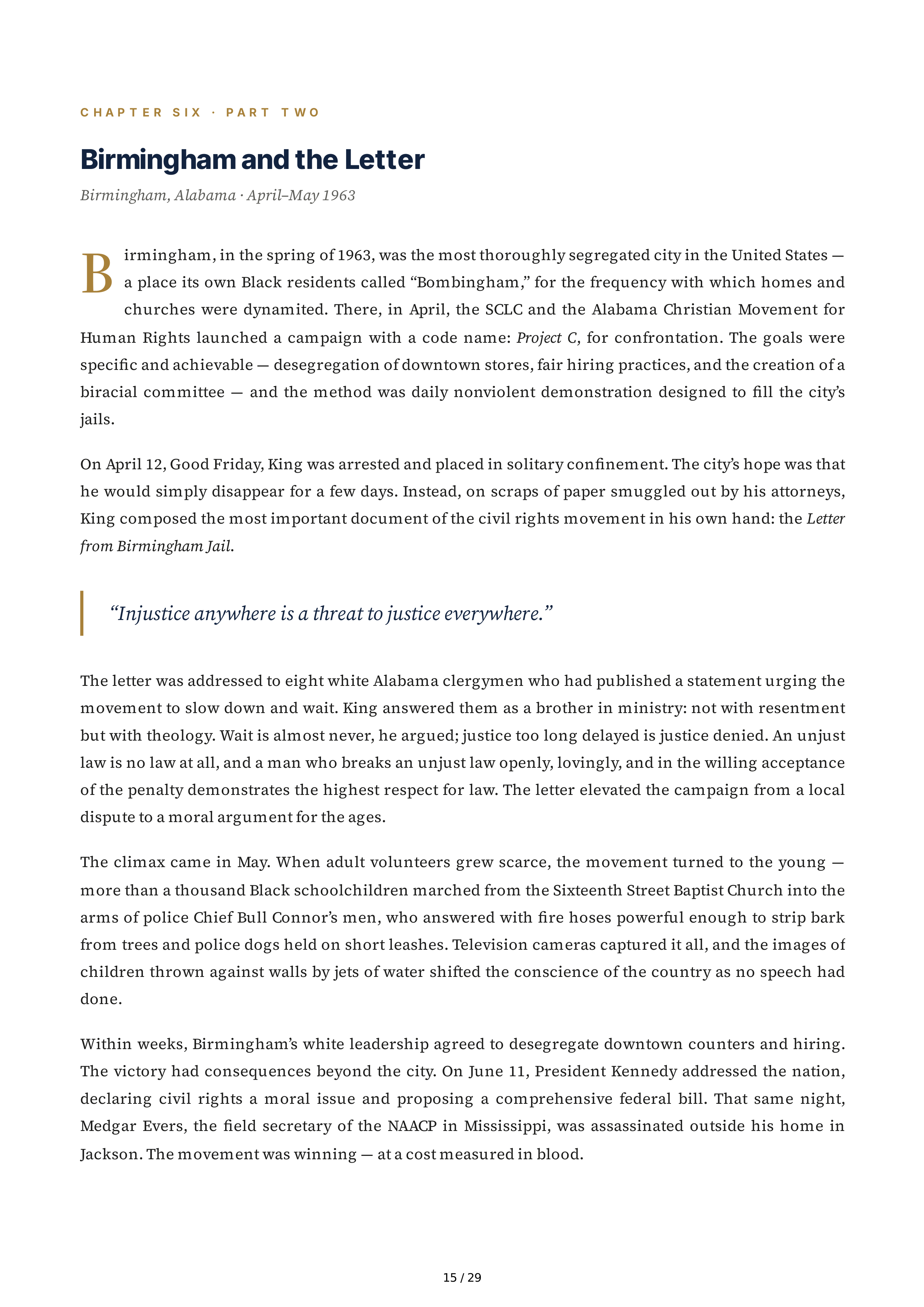 Stanford University Young King The Making of Martin Luther King Jr Biography — page 15