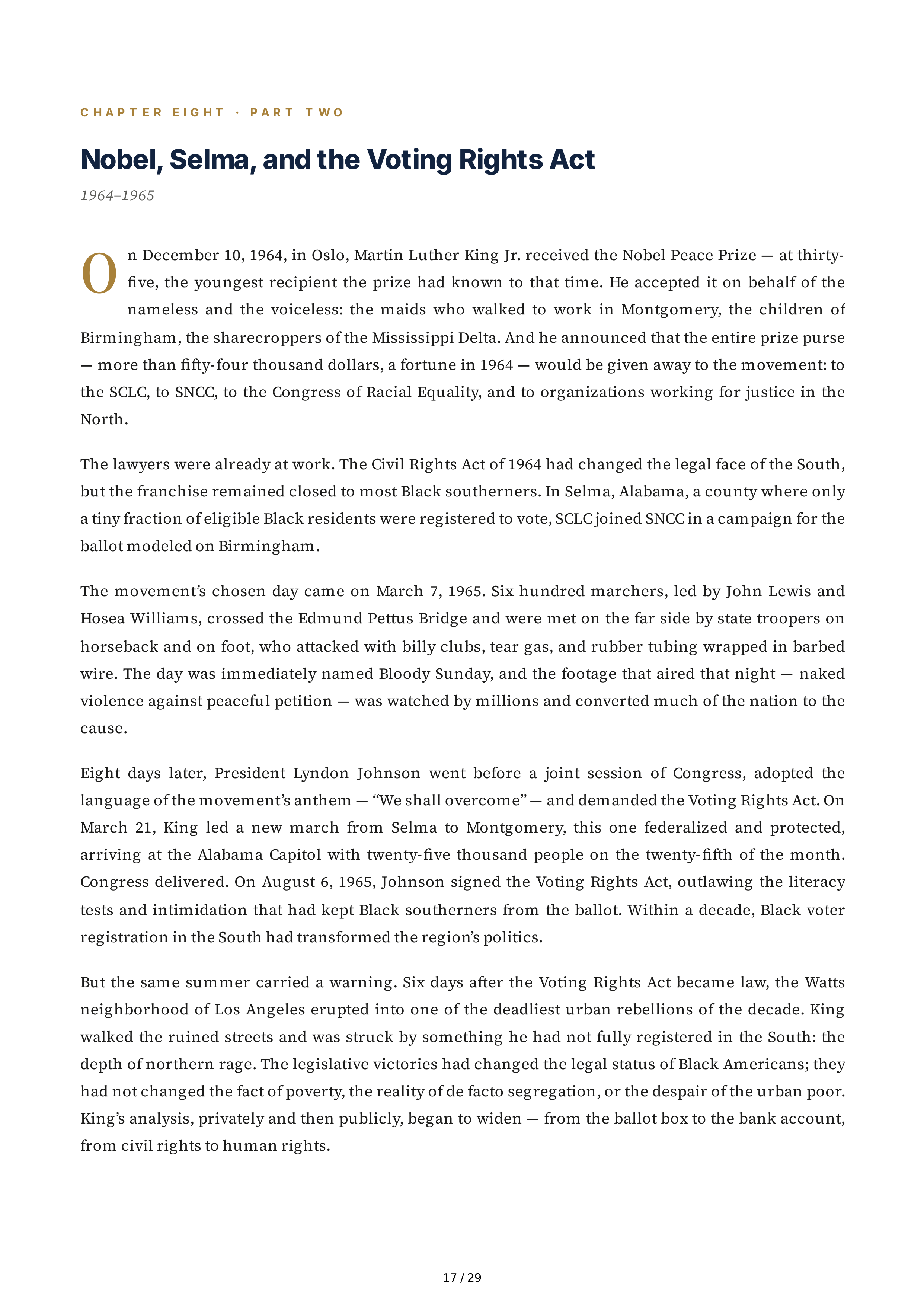 Stanford University Young King The Making of Martin Luther King Jr Biography — page 17