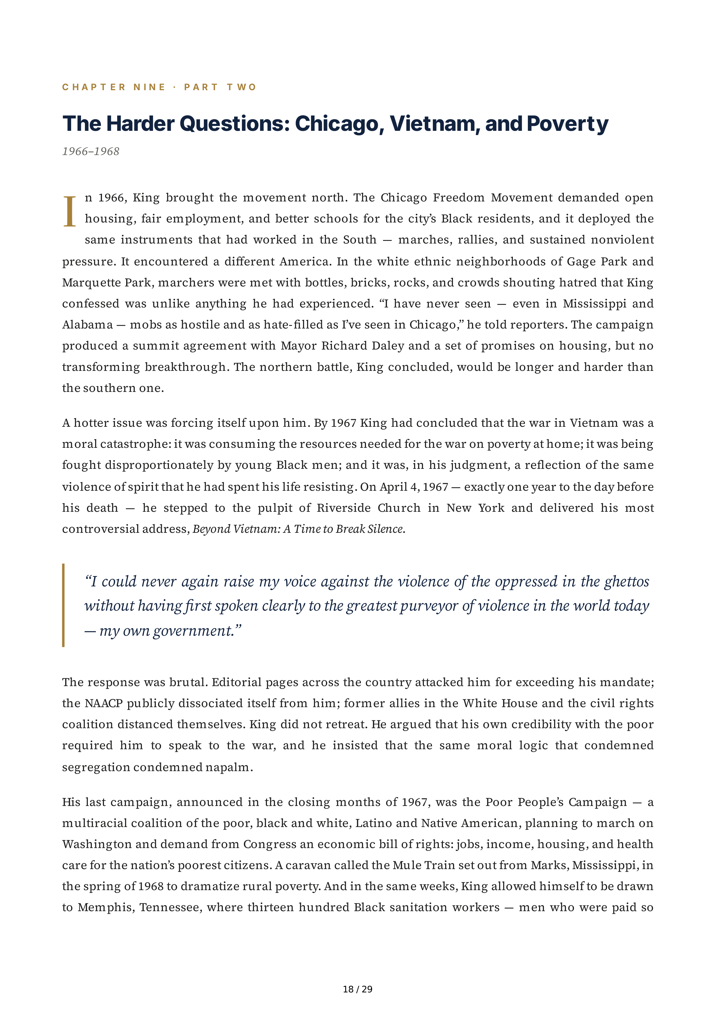Stanford University Young King The Making of Martin Luther King Jr Biography — page 18