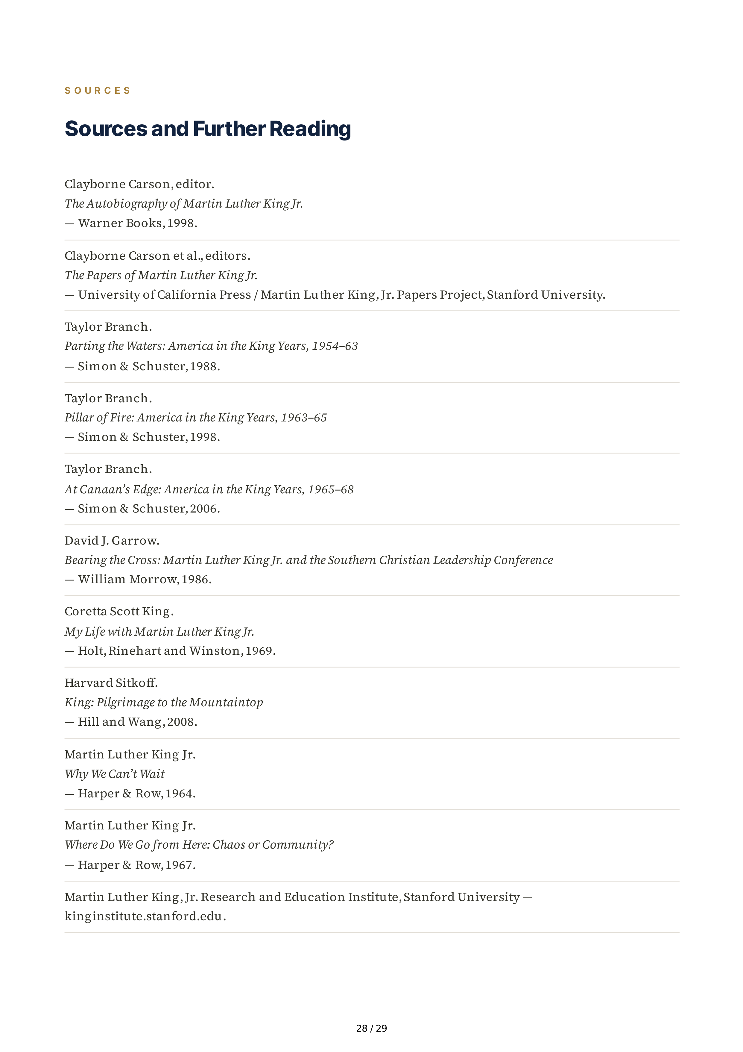Stanford University Young King The Making of Martin Luther King Jr Biography — page 28