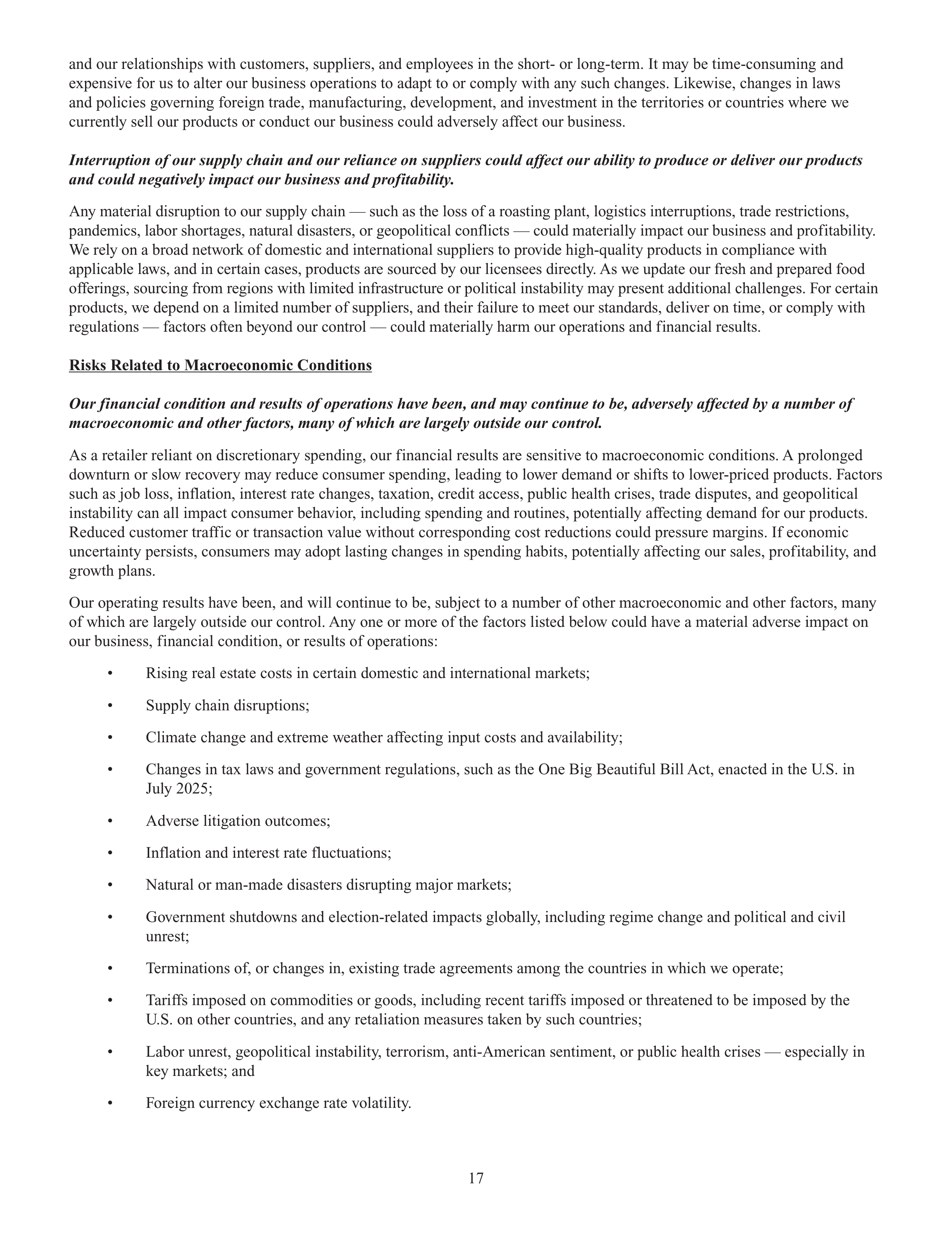 Starbucks Annual Report — page 20