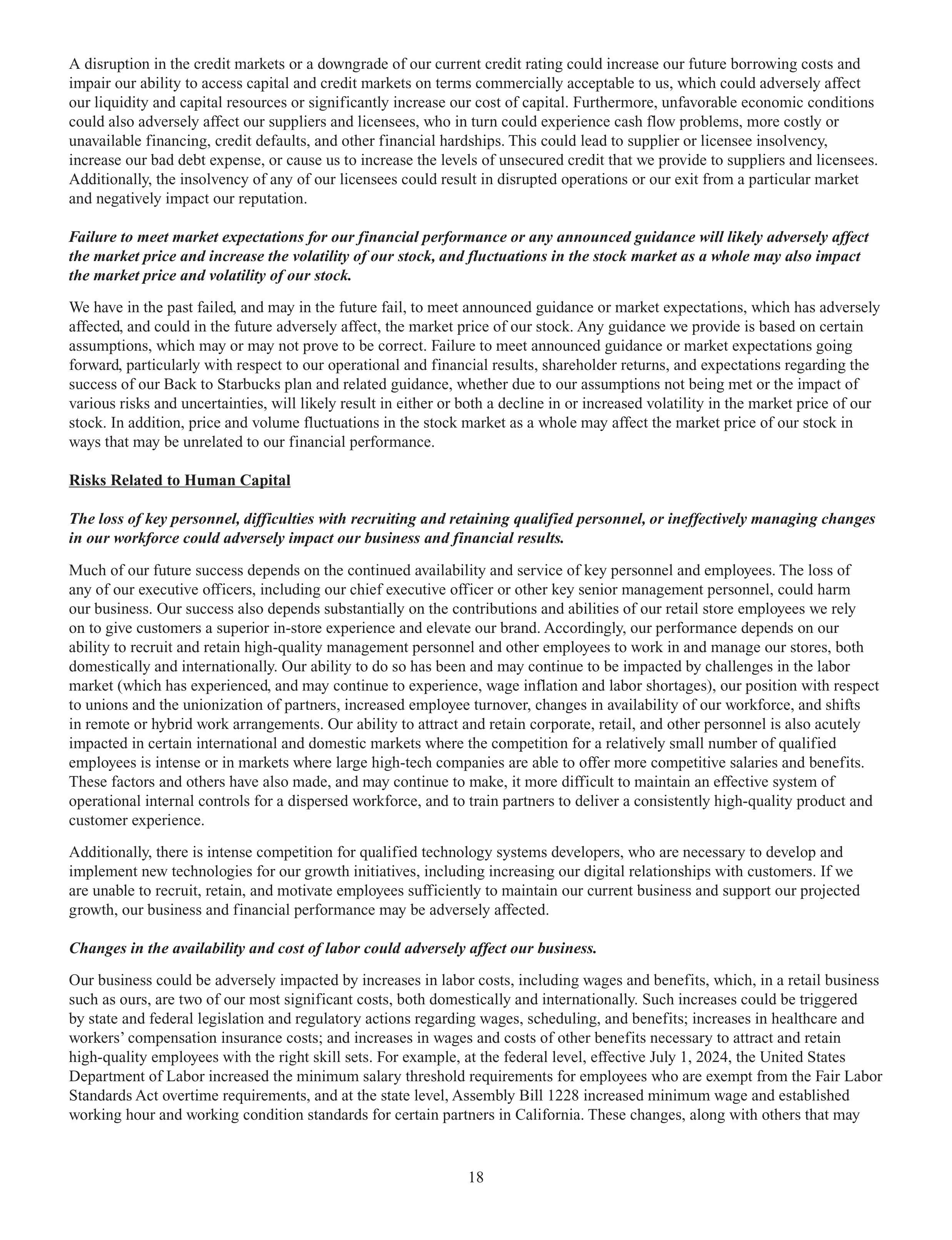 Starbucks Annual Report — page 21