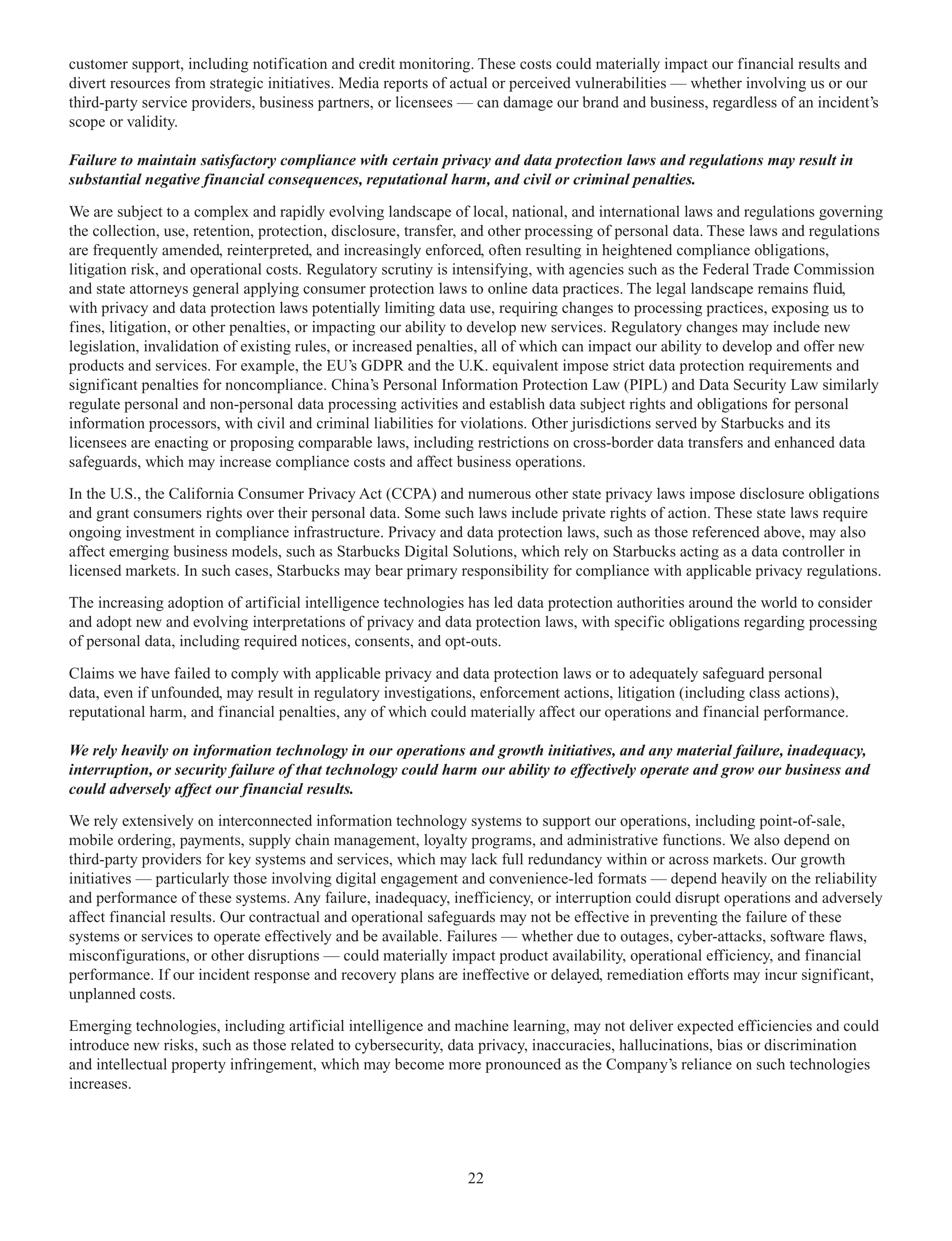 Starbucks Annual Report — page 25